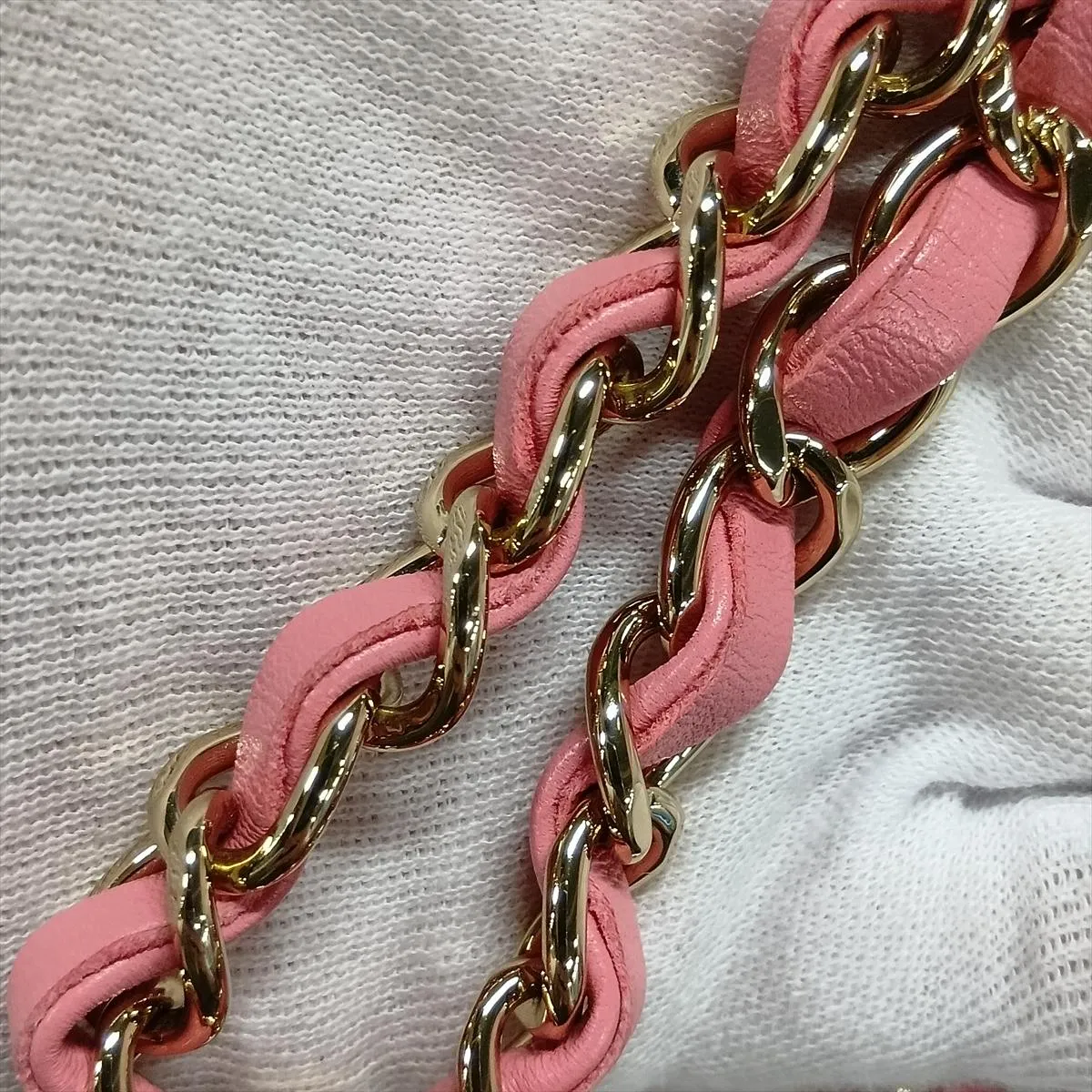 [Individually packaged] Chanel Mini Matelassé 20 Tweed Single Flap Single Chain Bag, Pink with Gold Hardware, UA956XX3, Random Plate, A69900 — view 12