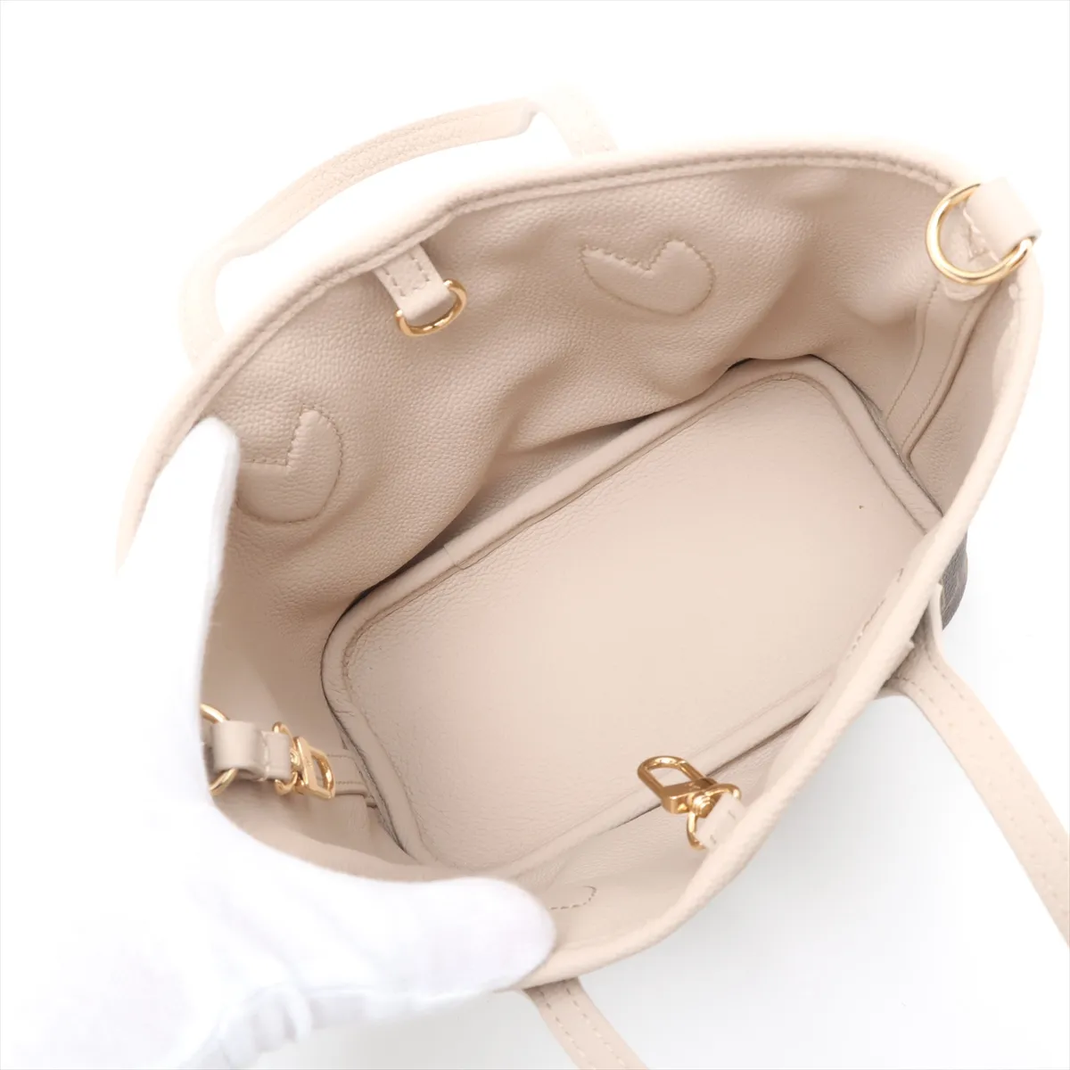 Monogram Neverfull Inside Out BB M25657 Brown x Beige (RFID detected) — view 8