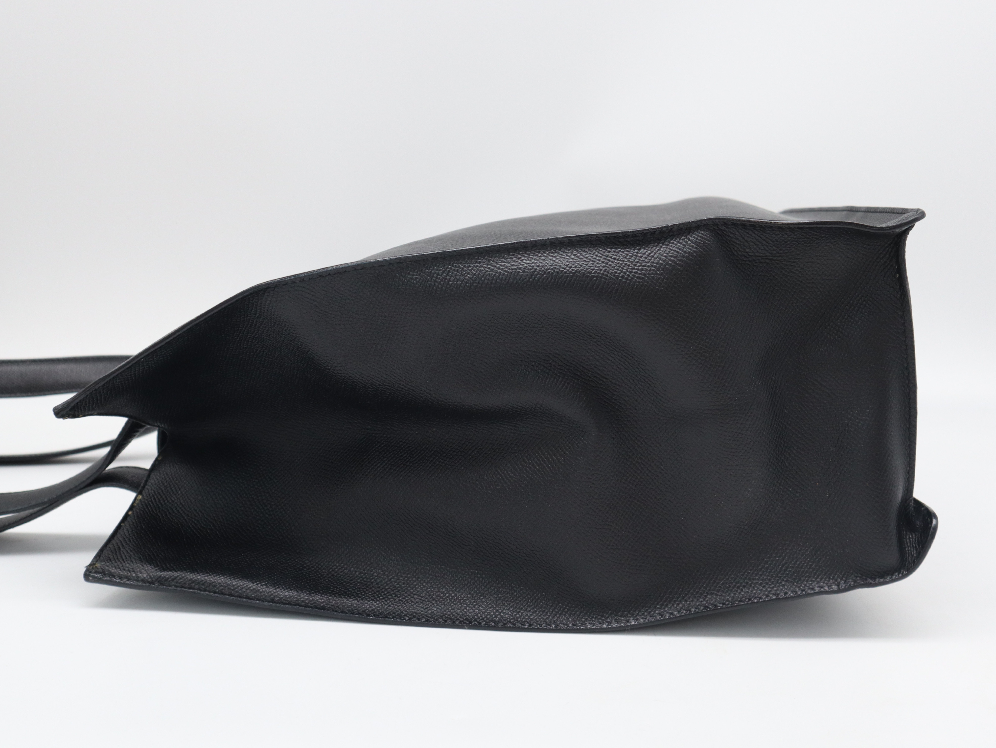 Bulgari Leather Tote Bag (Black) with Dust Bag — view 3
