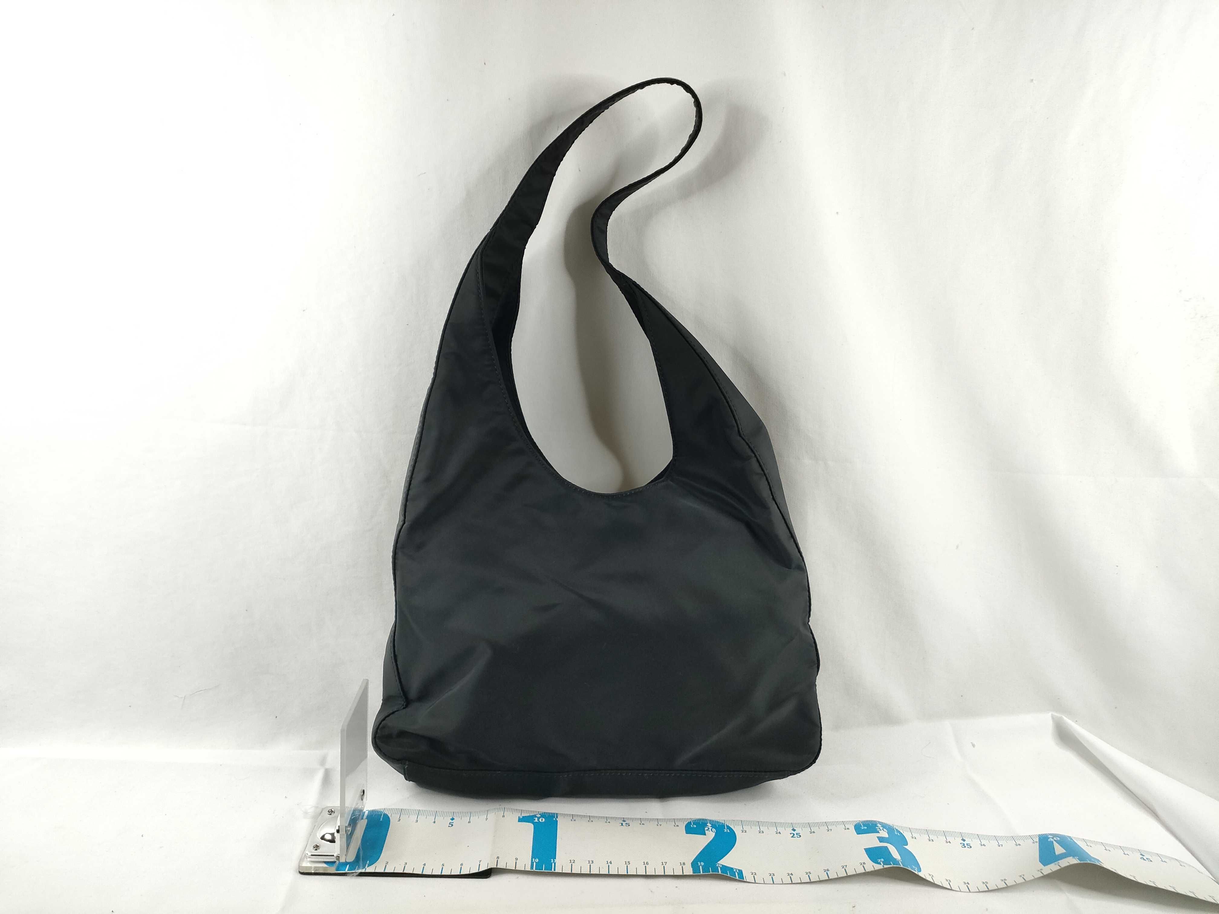 Nylon One-Shoulder Bag, Black Shoulder Bag — view 2