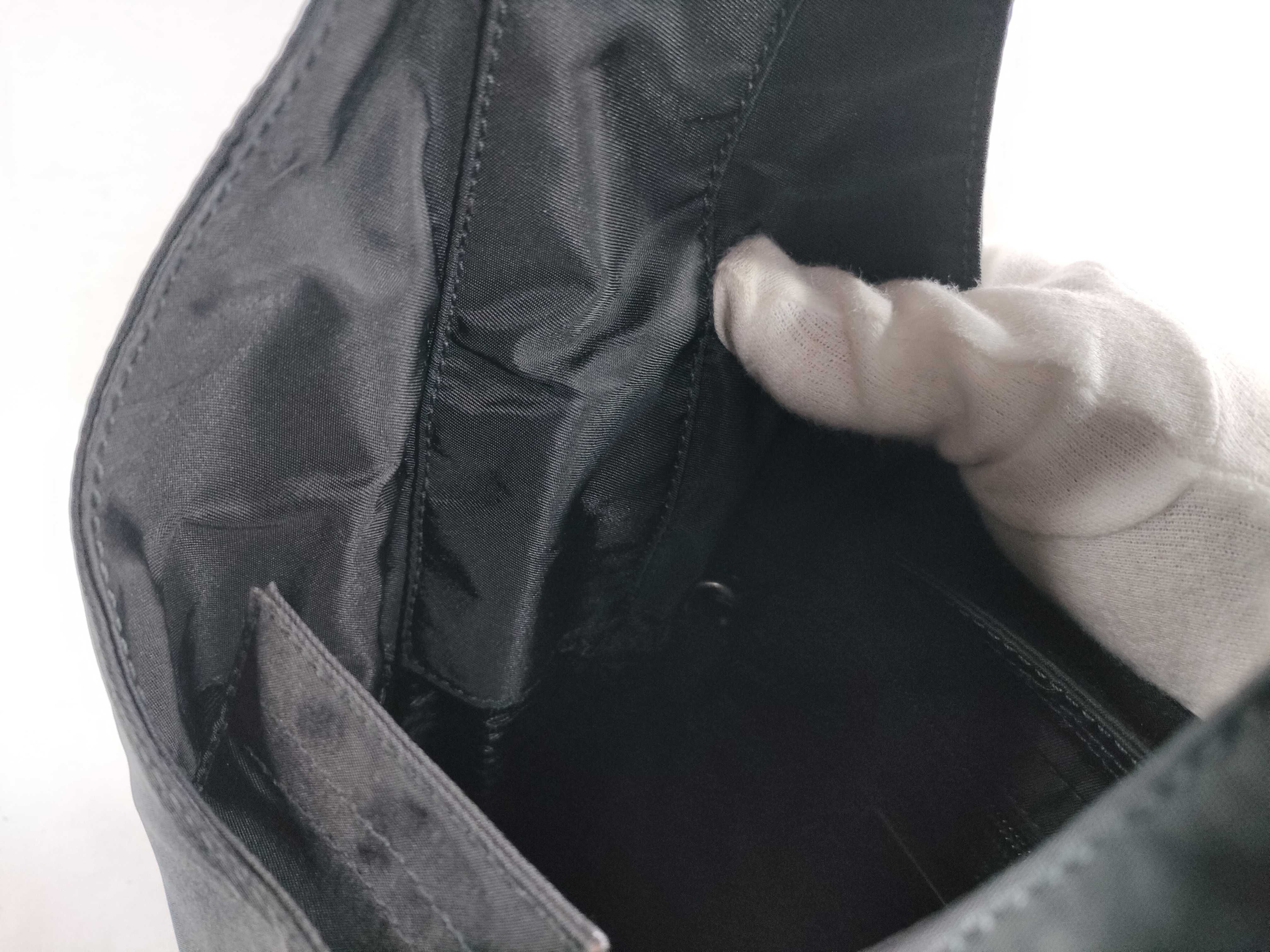 Nylon One-Shoulder Bag, Black Shoulder Bag — view 8