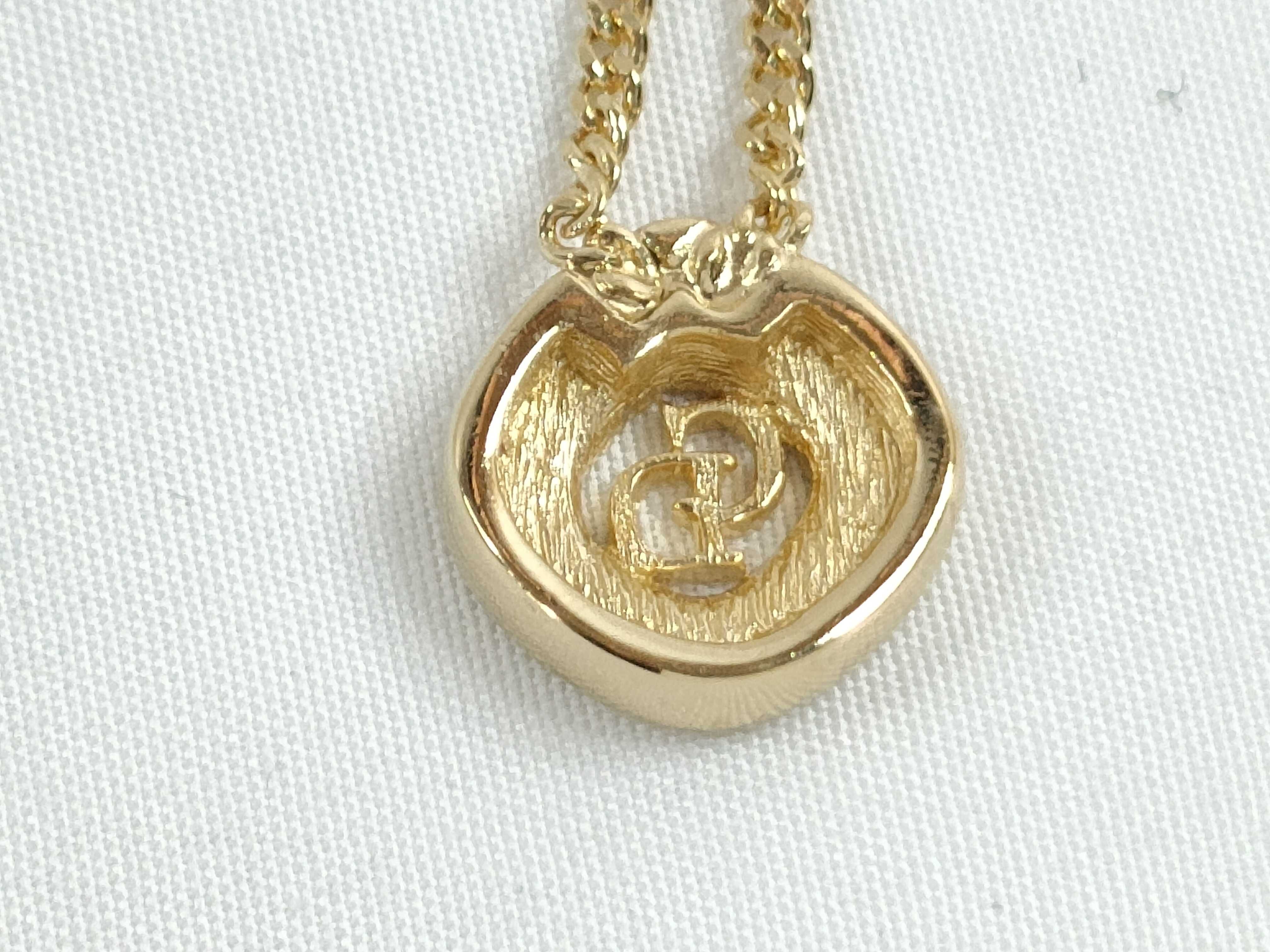 CD Rhinestone Necklace — view 2