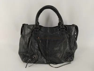 BAG VELO CITY DISTRESS LEATHER BAG WITH STRAP (W/O MIRROR) 235216 Tote Bag