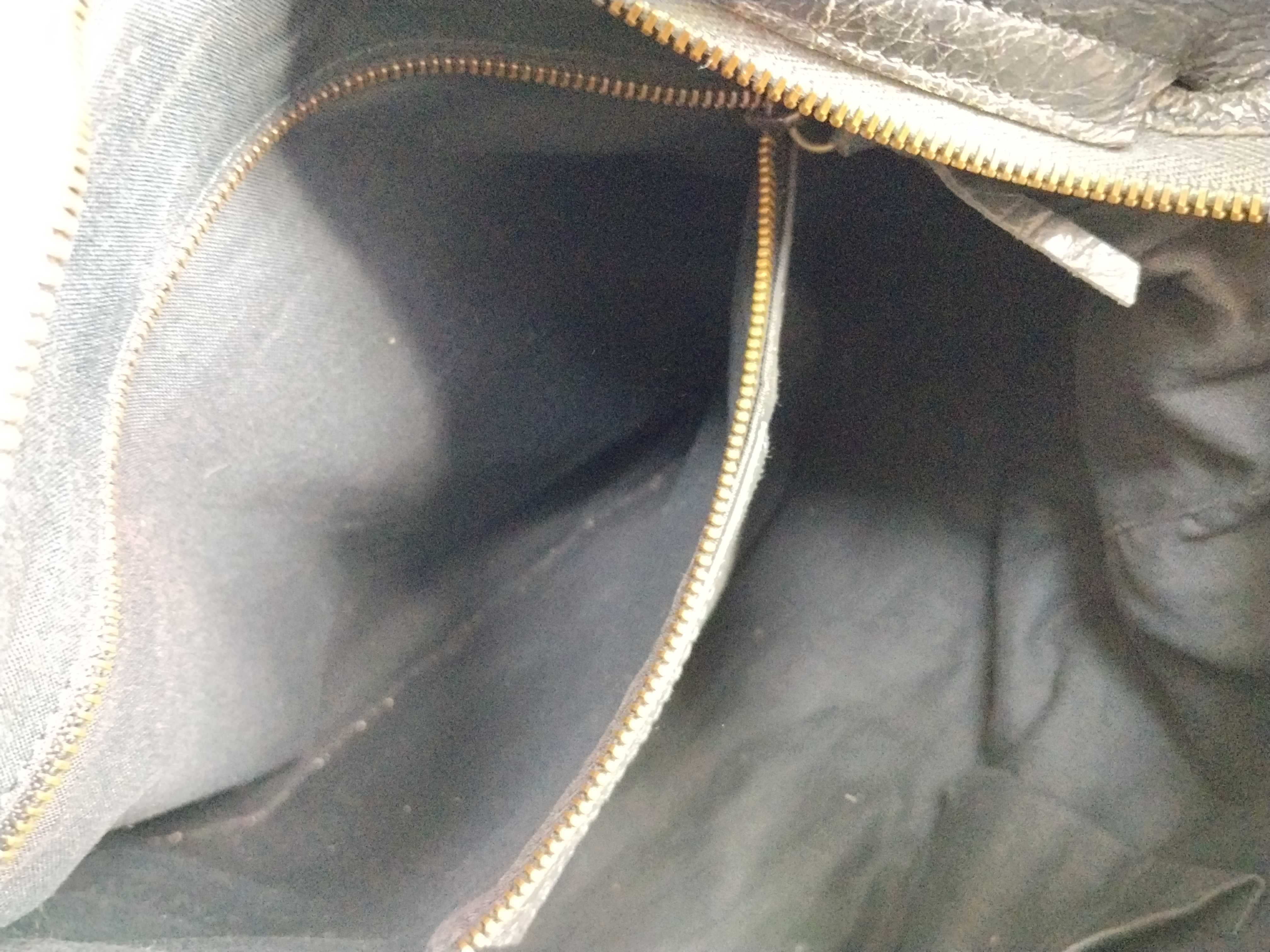 BAG VELO CITY DISTRESS LEATHER BAG WITH STRAP (W/O MIRROR) 235216 Tote Bag — view 11