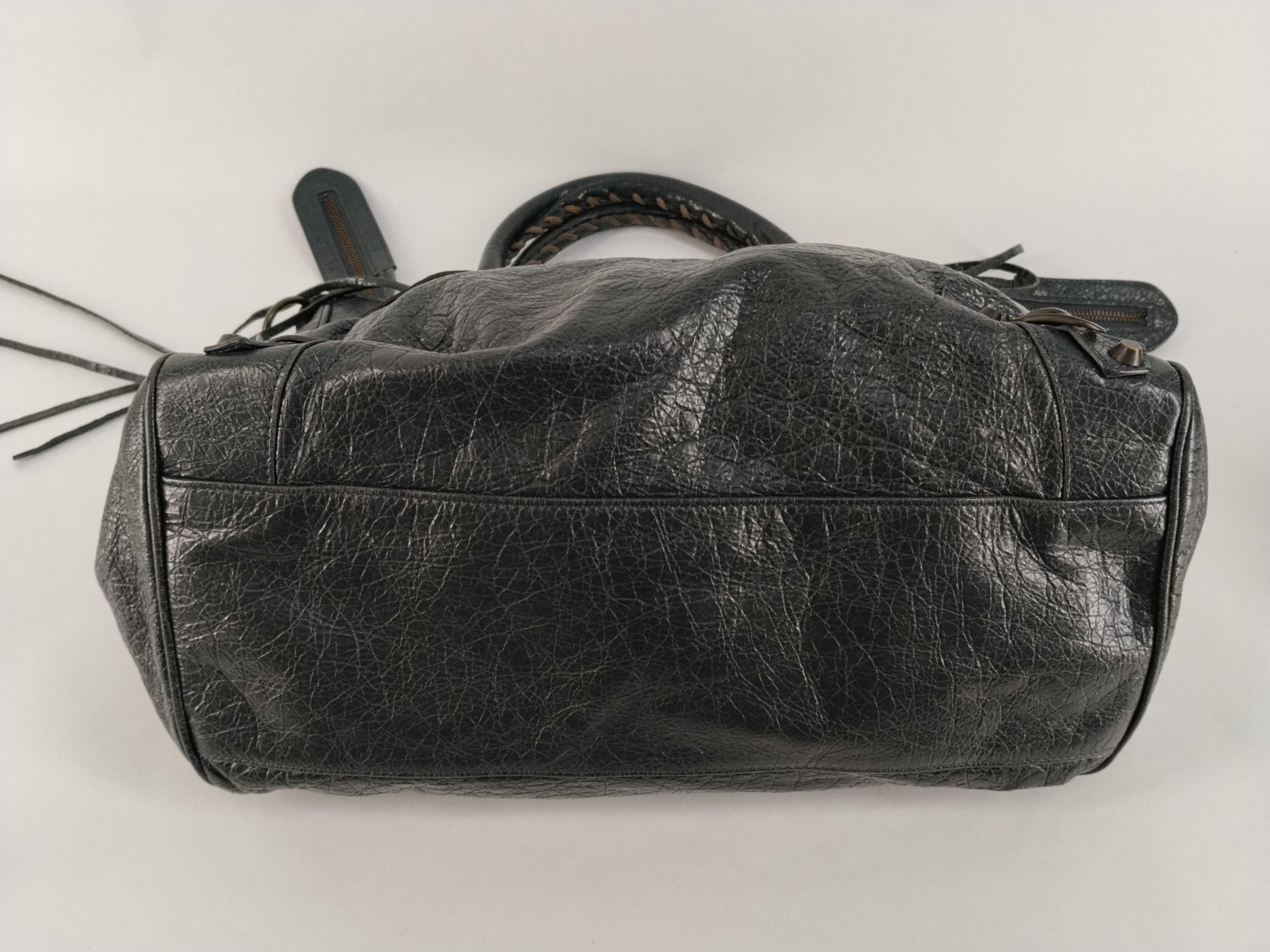BAG VELO CITY DISTRESS LEATHER BAG WITH STRAP (W/O MIRROR) 235216 Tote Bag — view 6