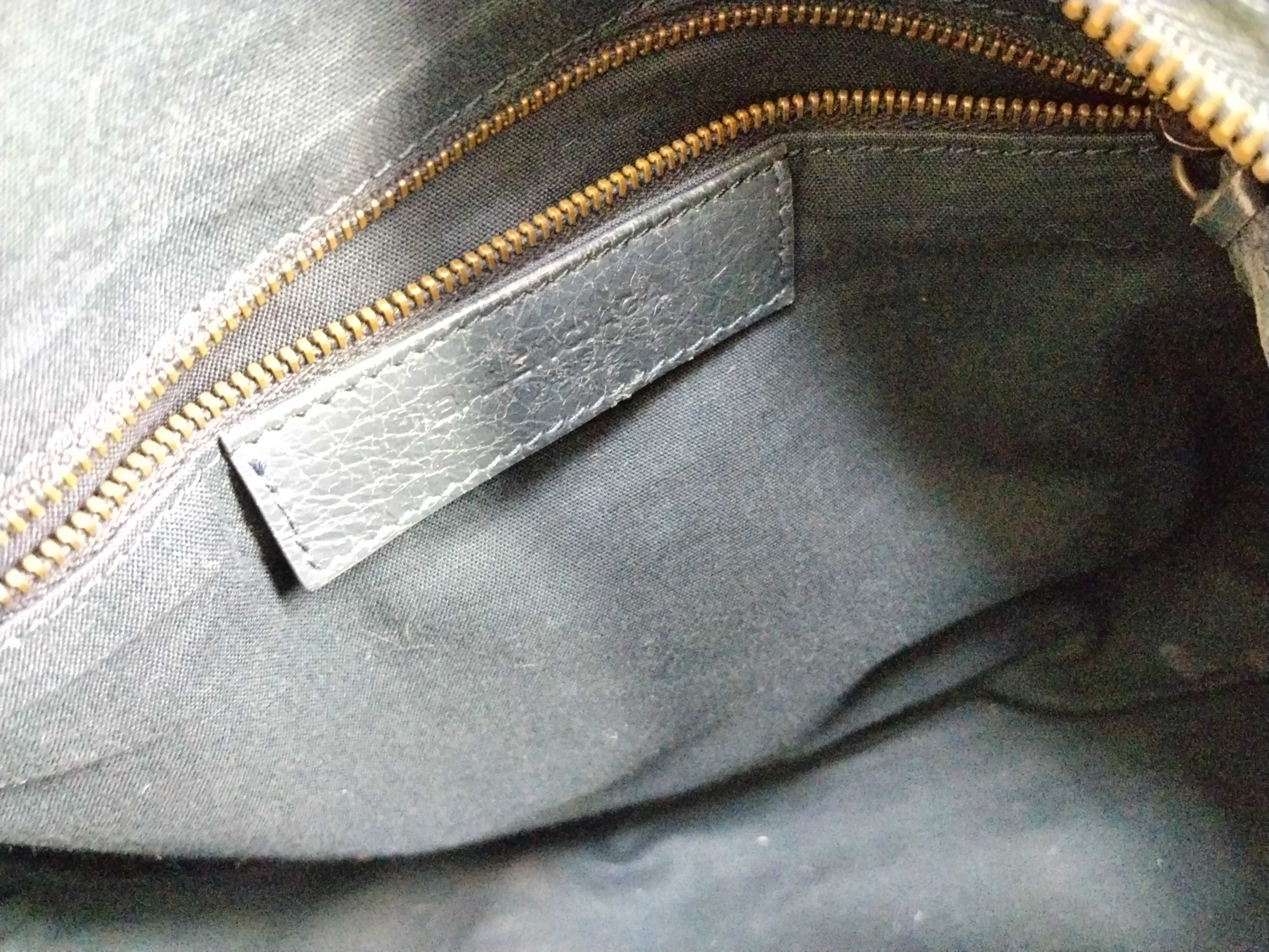 BAG VELO CITY DISTRESS LEATHER BAG WITH STRAP (W/O MIRROR) 235216 Tote Bag — view 10