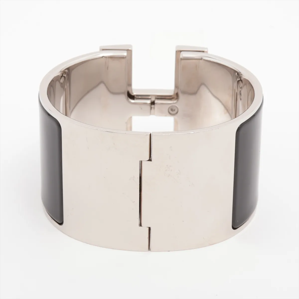 Click Crack TGM Bangle GP Silver x Black Damage Scratch Thread Discoloration — view 2