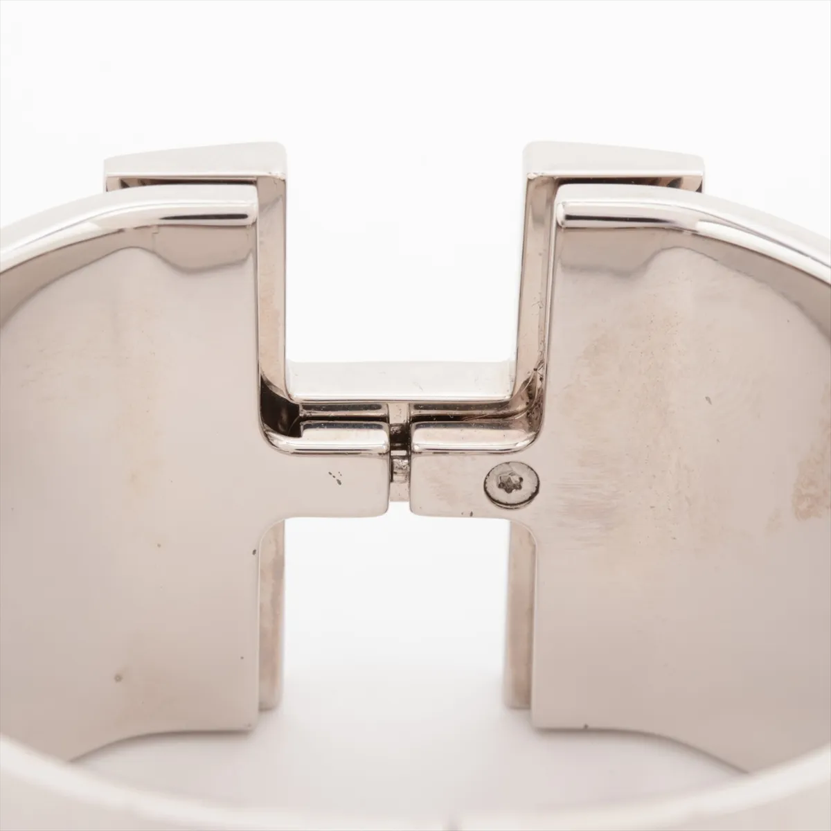 Click Crack TGM Bangle GP Silver x Black Damage Scratch Thread Discoloration — view 4