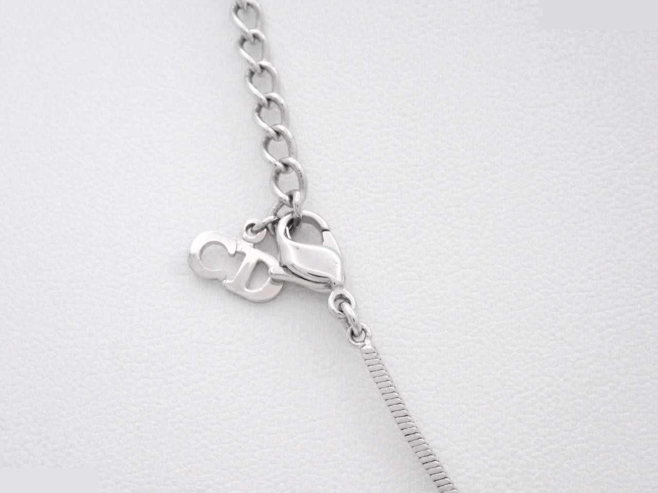 Necklace, Trotter design, silver, black — view 2