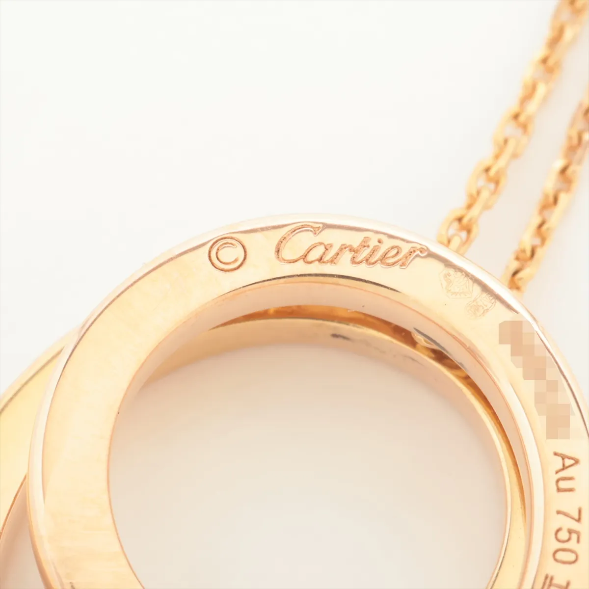 Etincelle de Cartier Diamond Necklace, 750 (PG), 5.3g, BBB595, hallmark — view 4