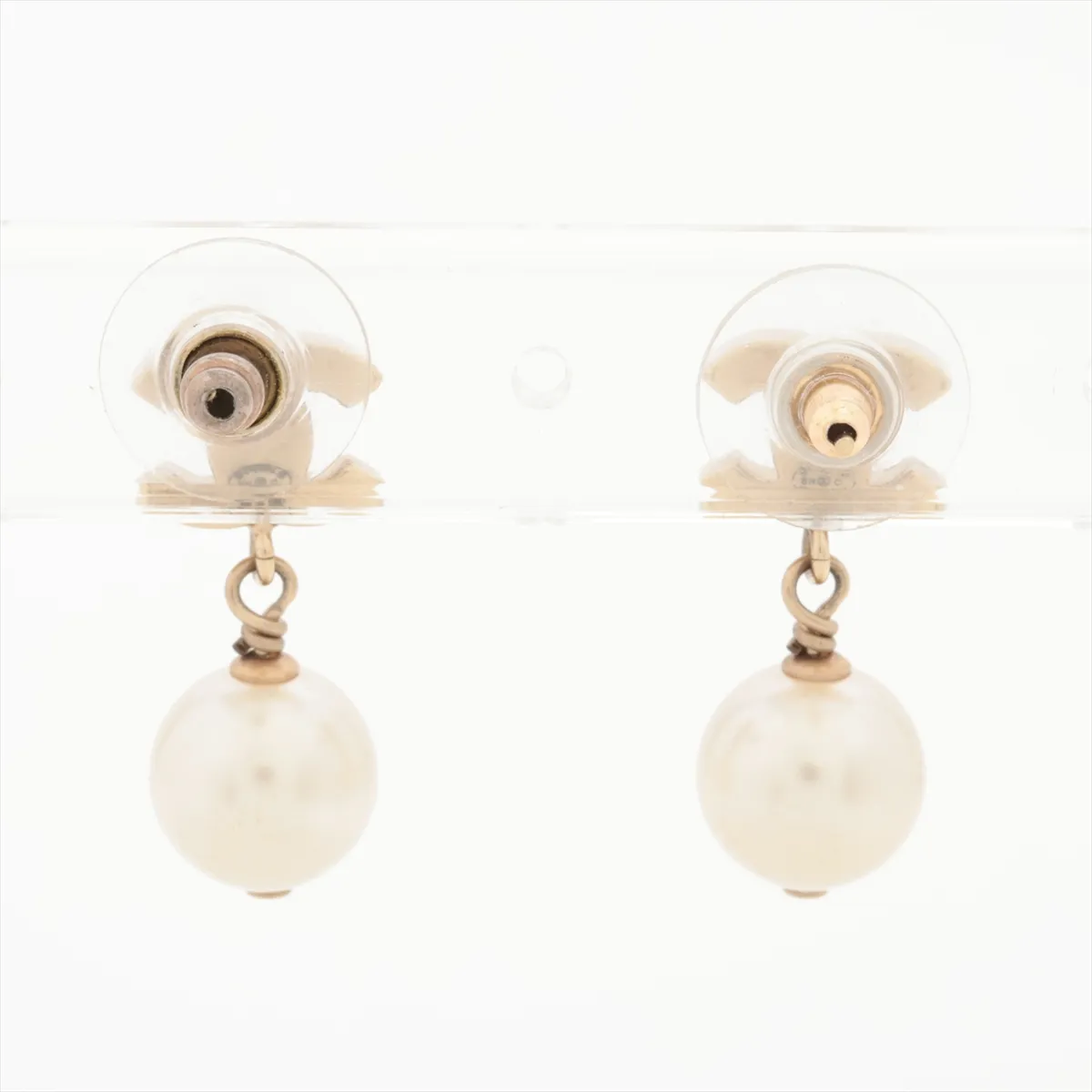 Cocomark B14C Earrings (for both ears) GP x Fake Pearl Gold — view 2