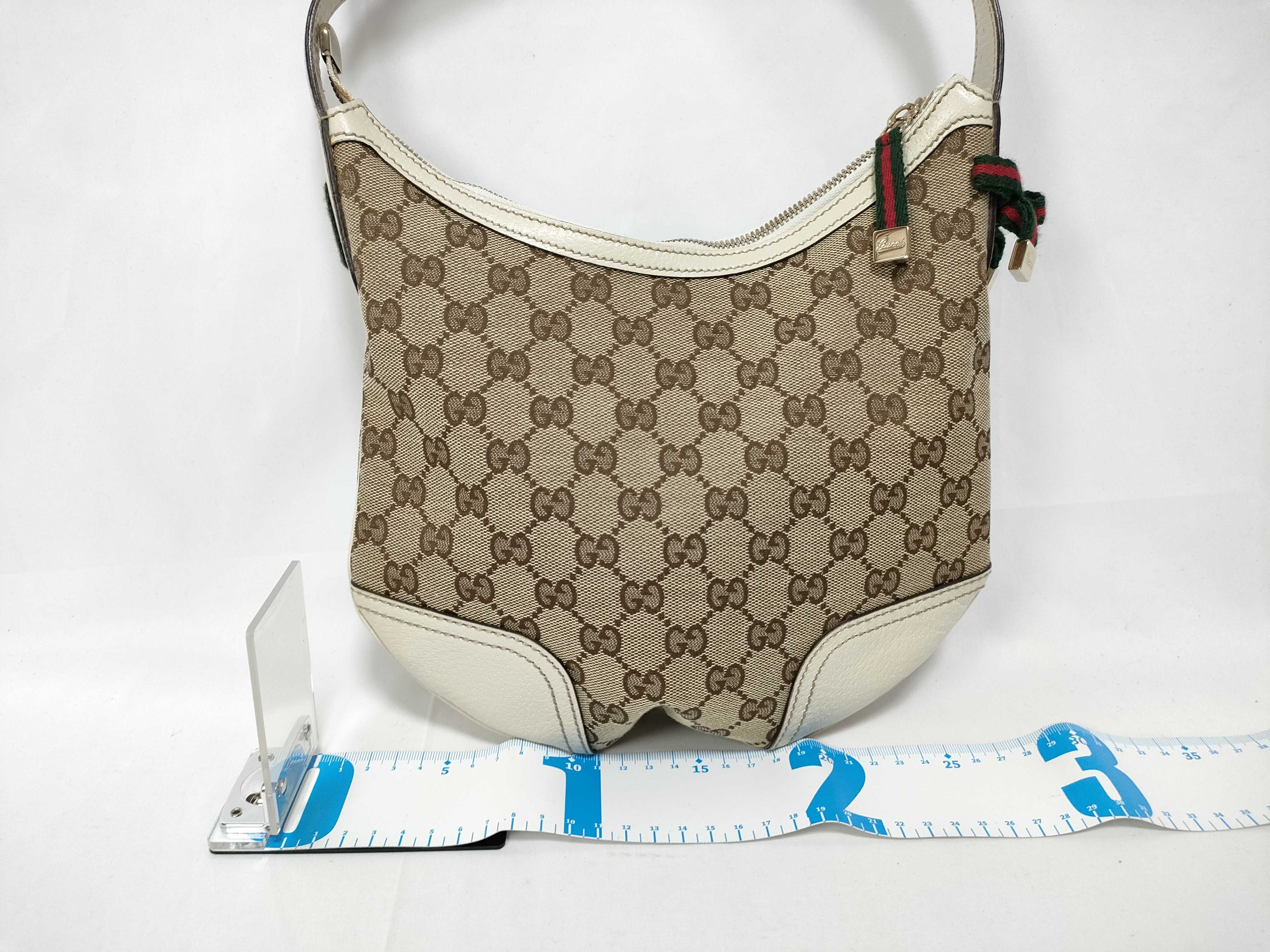 GG Canvas Ivory Sherry Line 162895 One-Shoulder Bag — view 2