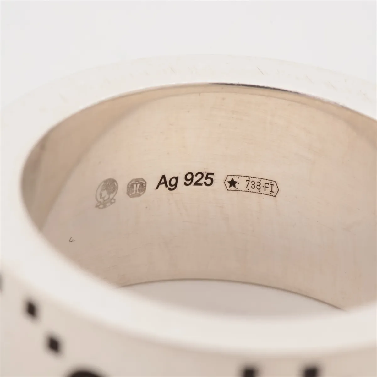GG Bee Hachi Ring 10 925 11.6g Silver — view 3