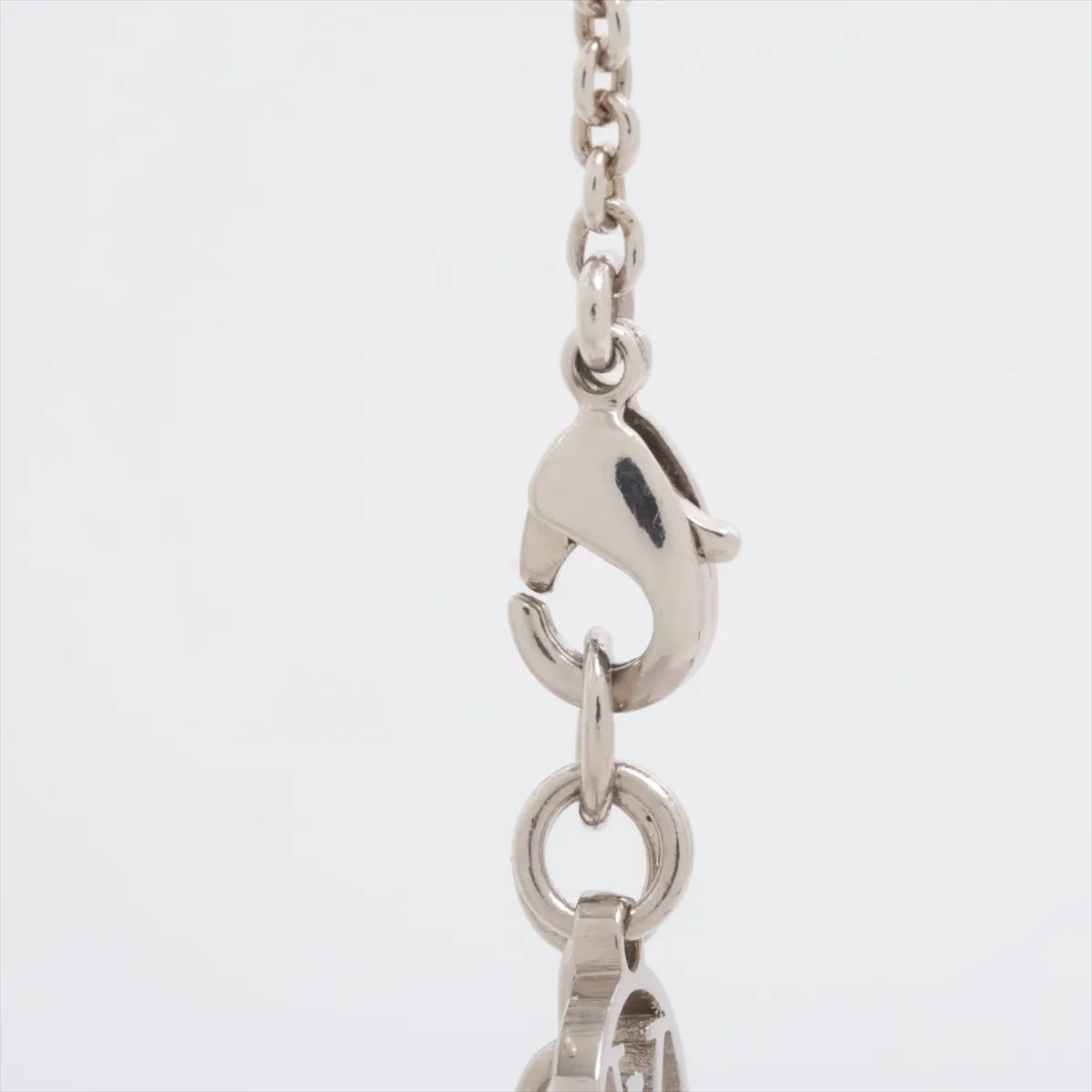 M63197 Essential V Necklace LE5203, GP Silver, with — view 3