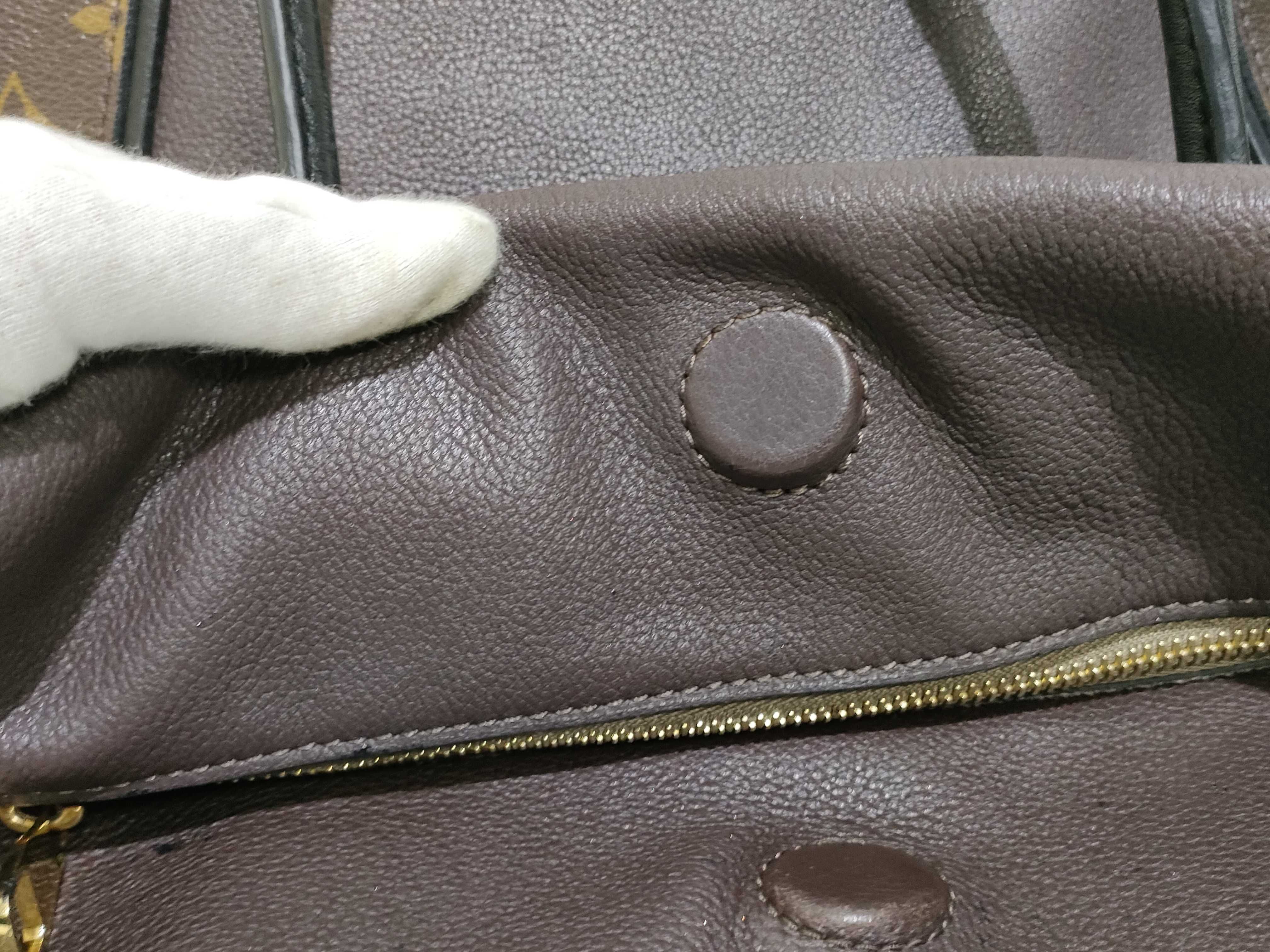 Monogram Louis Vuitton Tote WPM Monogram Cuir Orfevre M41061 TR0124 Tote Bag — view 15
