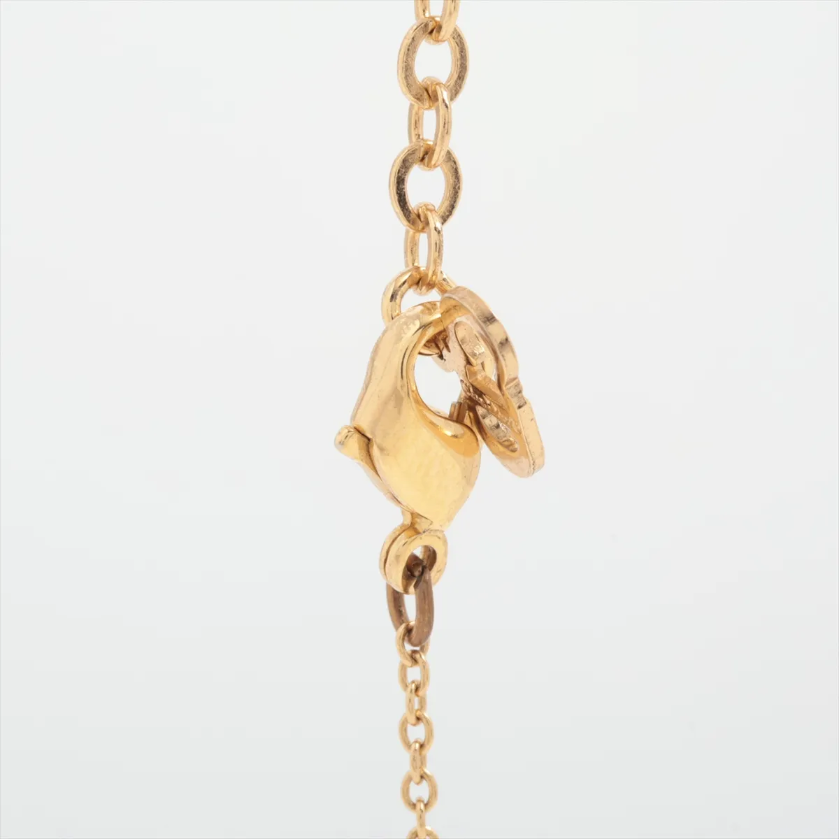 CD Heart Necklace, GP Gold, — view 3