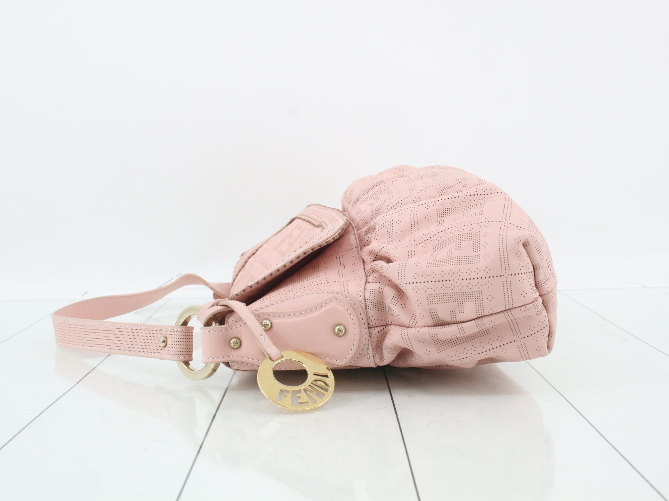 Leather perforated chef bag — view 4