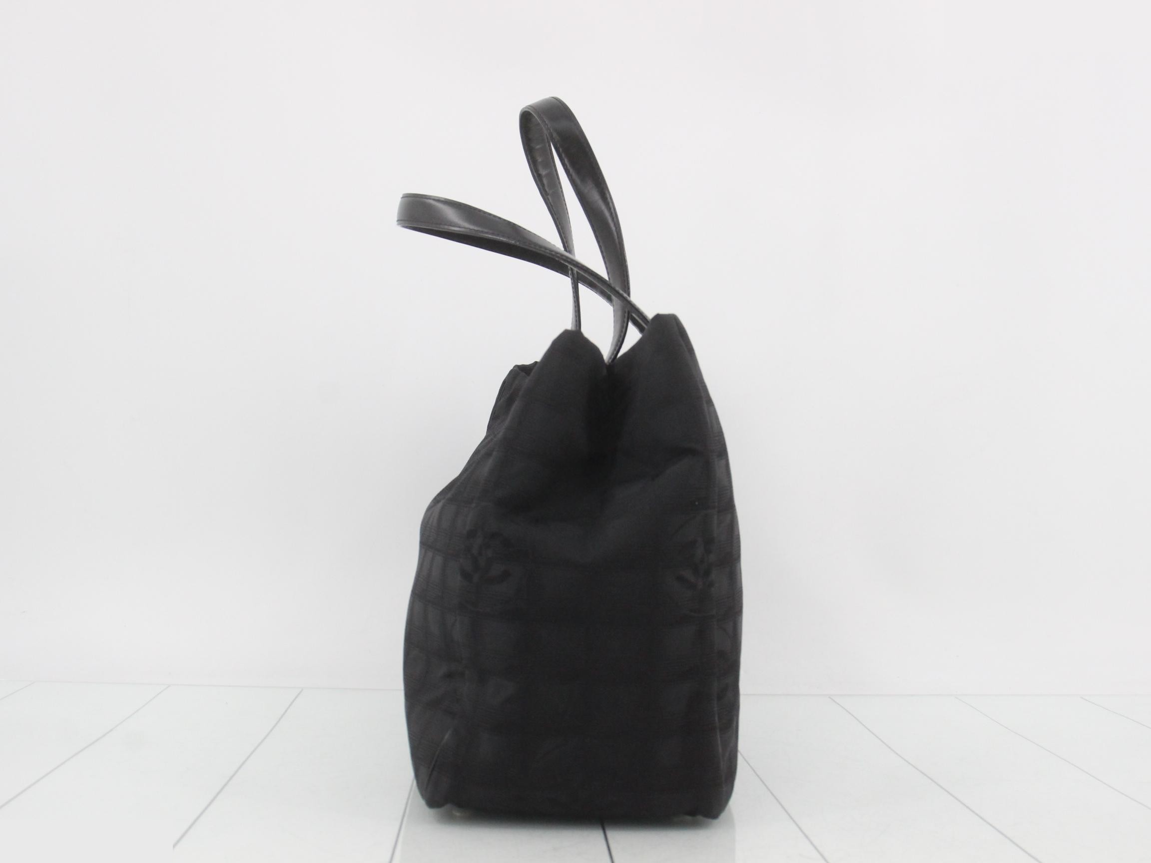 Tote bag, nylon, black, 8912485 — view 3