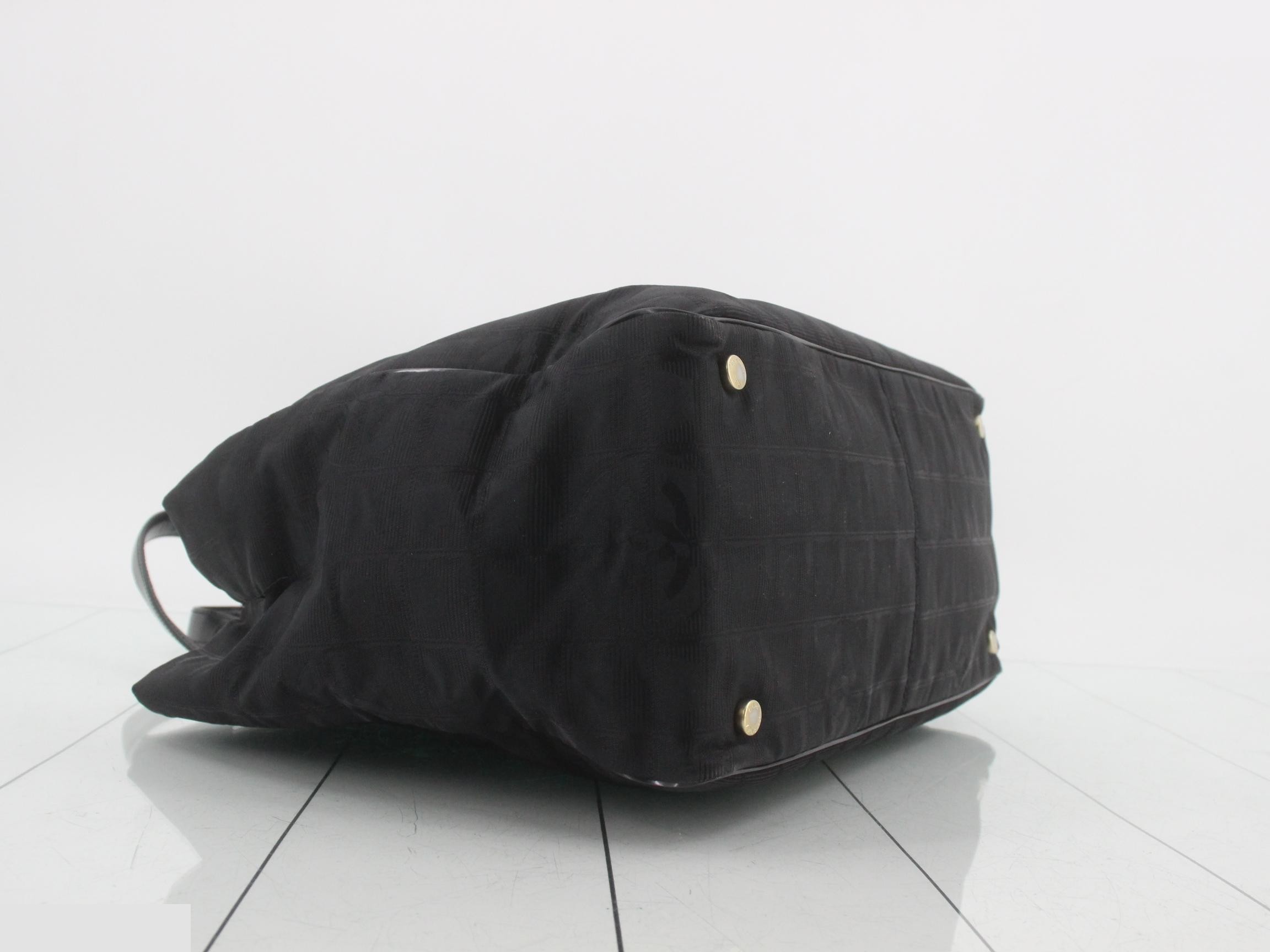 Tote bag, nylon, black, 8912485 — view 5