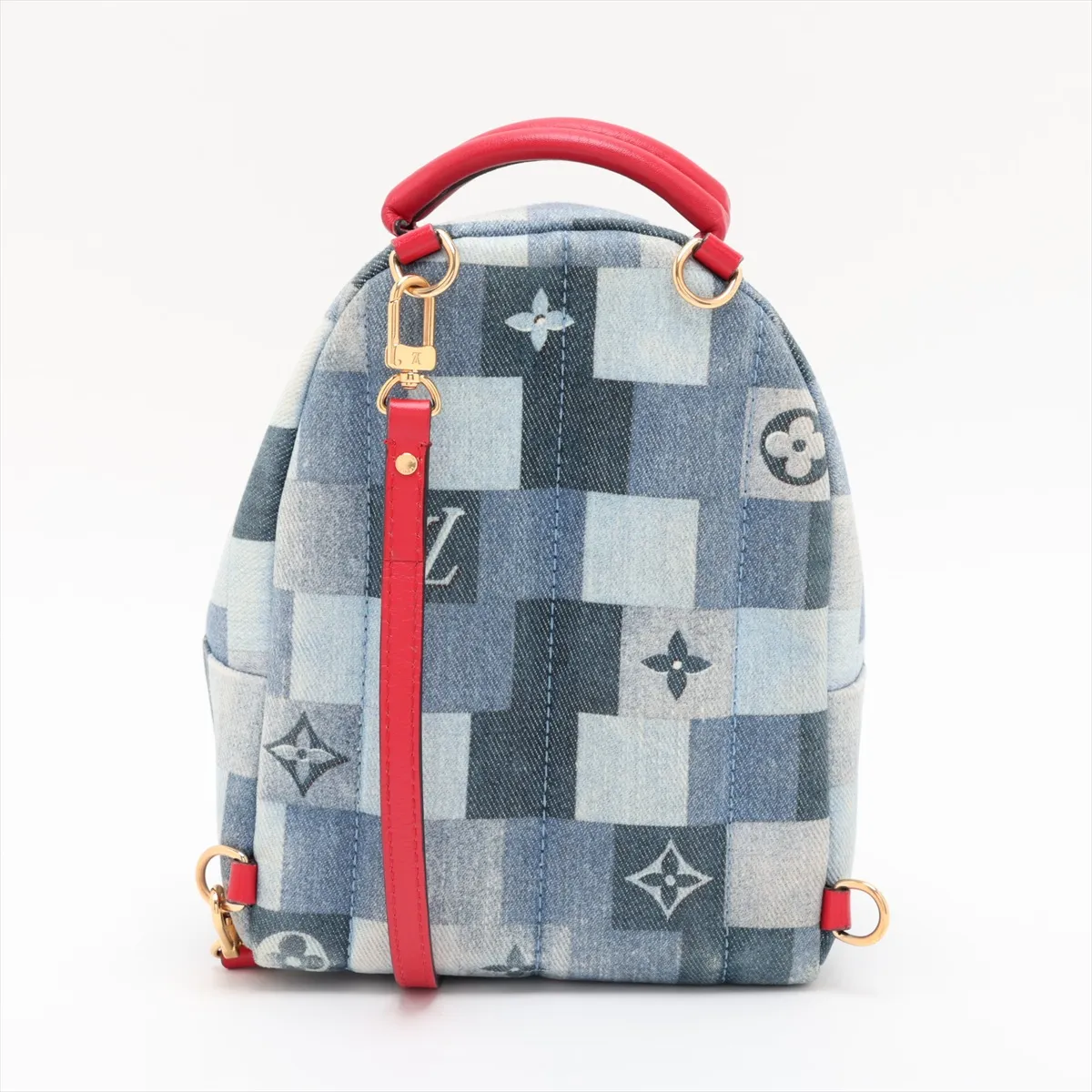 Monogram Denim Palm Springs Mini M45043 CA0220 Blue — view 2