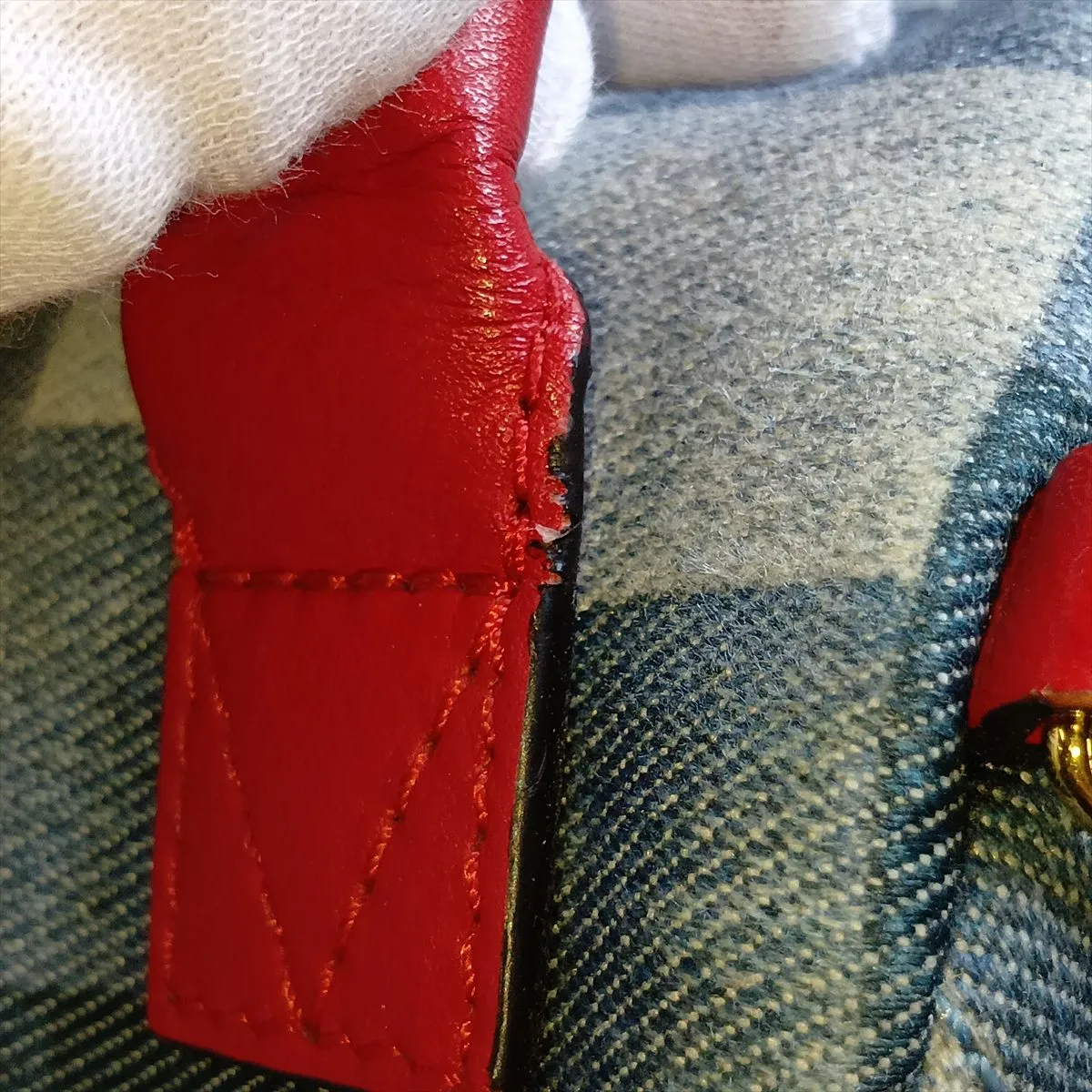 Monogram Denim Palm Springs Mini M45043 CA0220 Blue — view 11