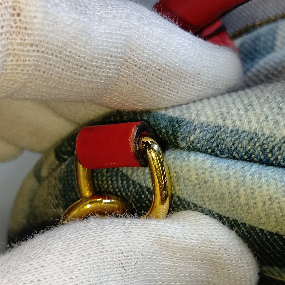 Monogram Denim Palm Springs Mini M45043 CA0220 Blue — view 12