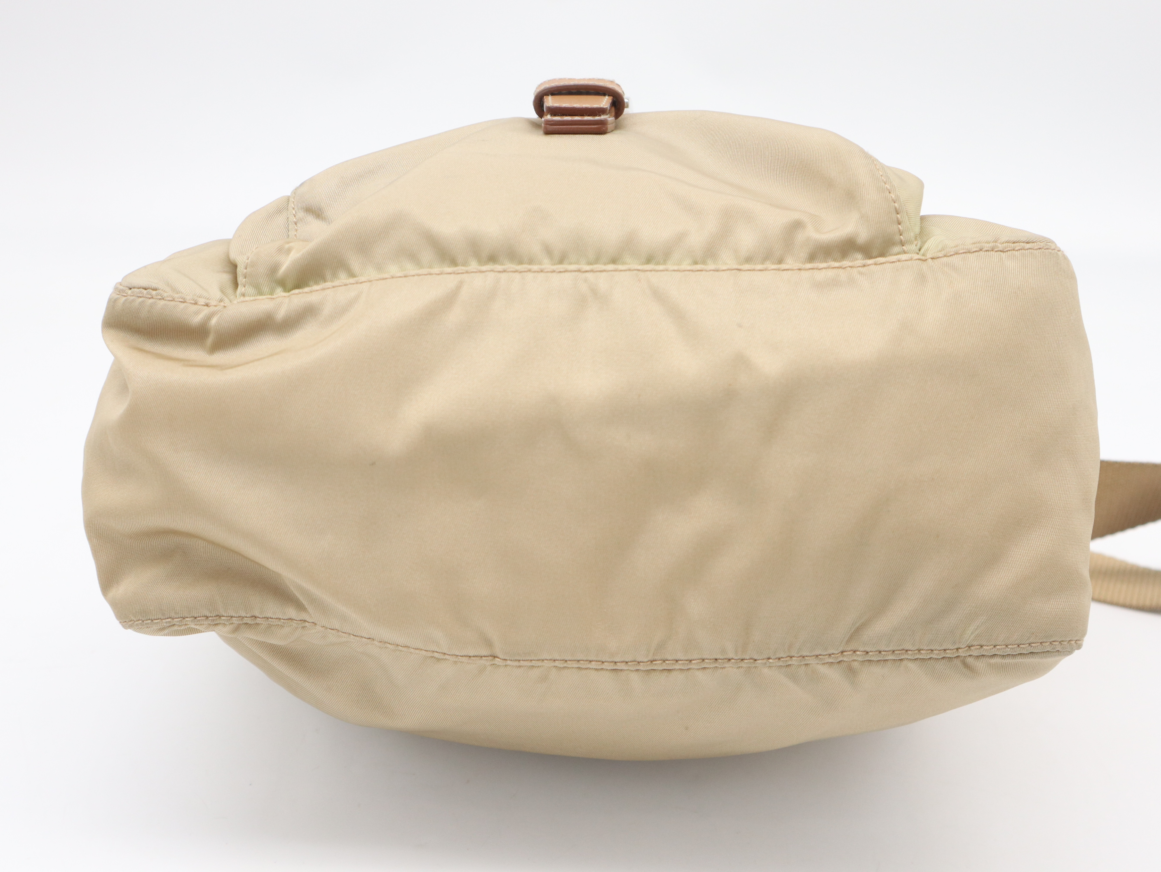 BT8994 Nylon Beige Shoulder Bag — view 5