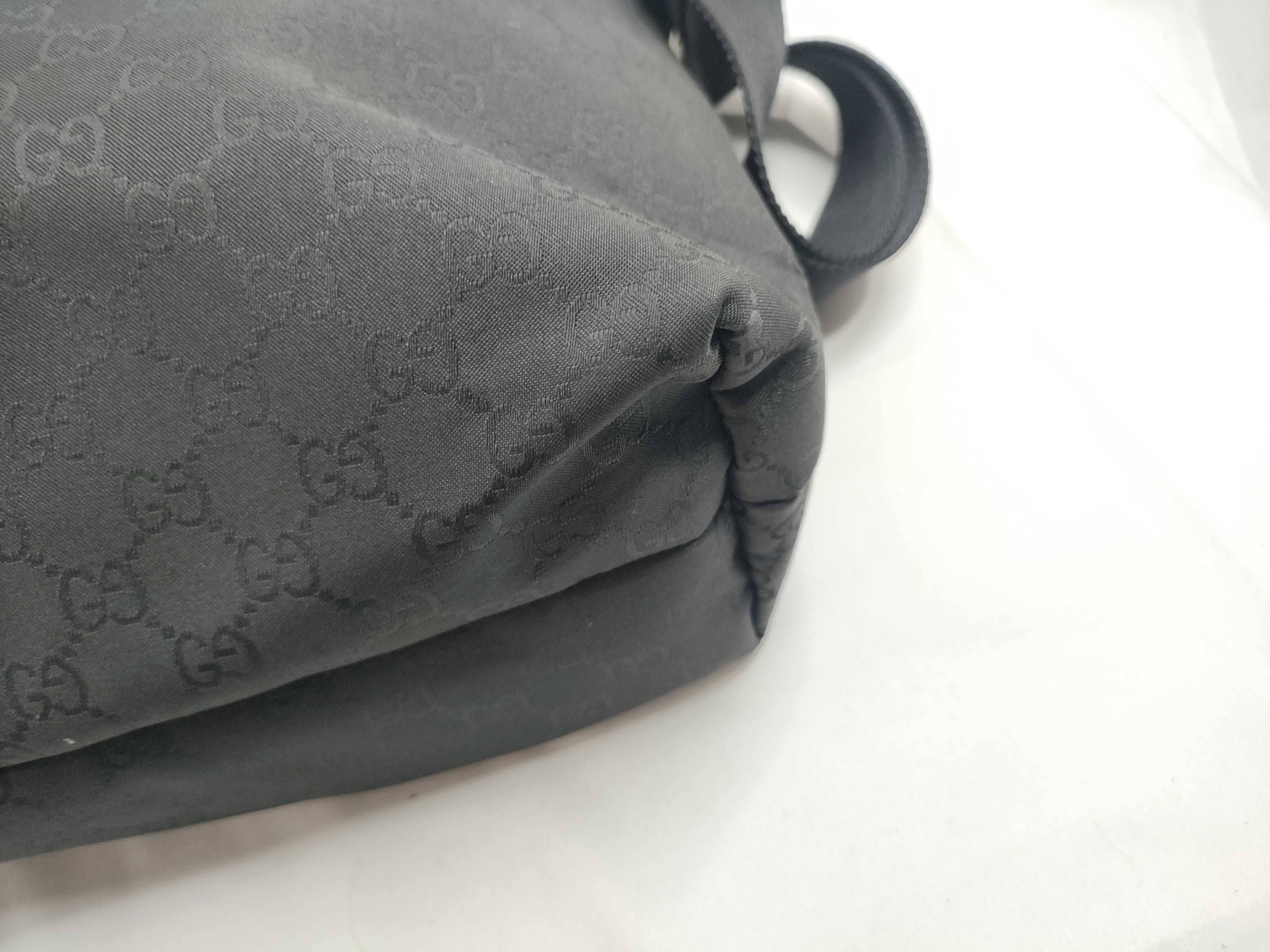 Shoulder Tote Bag GG Nylon Black Shoulder Bag — view 5