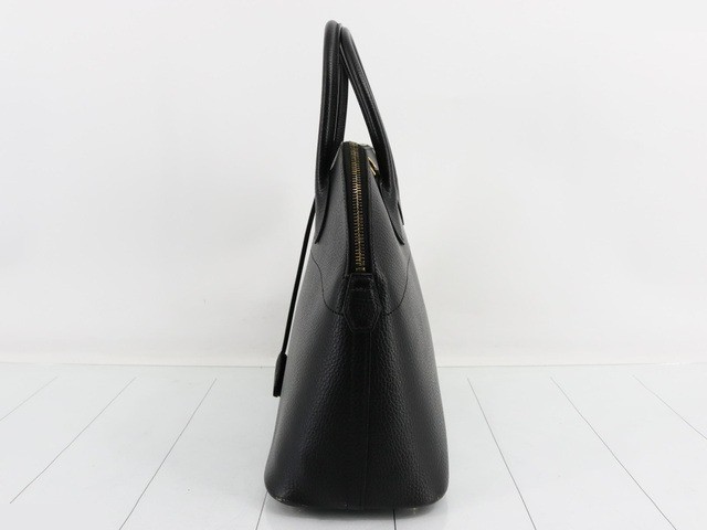 Bolide bag, B stamp, black, Veau Swift leather, 2-way handle, gold hardware. — view 4