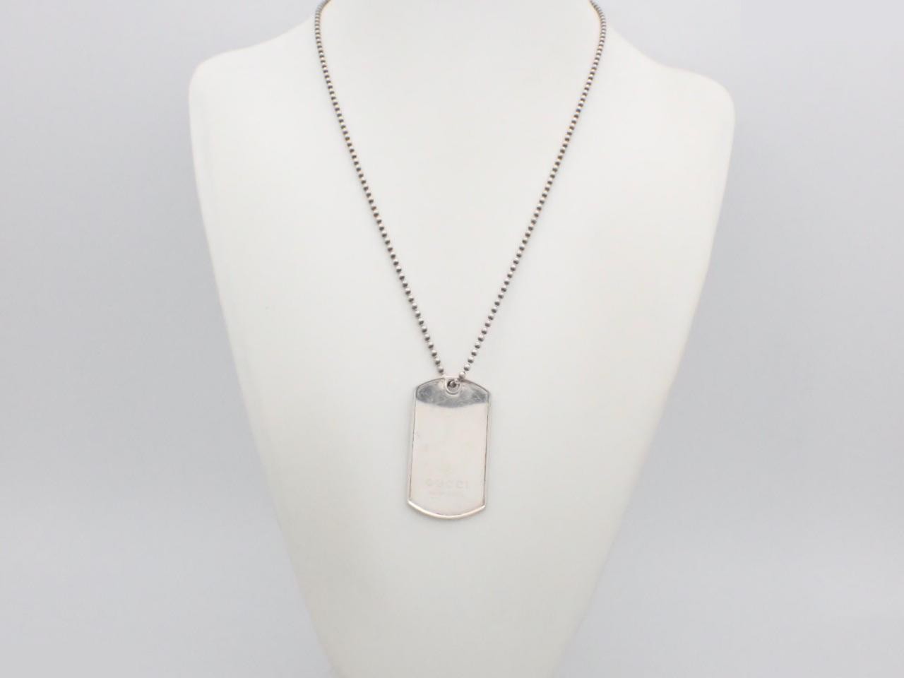 Dog tag, 925 sterling silver, 30.4g, necklace, neck circumference approximately 68cm — view 3