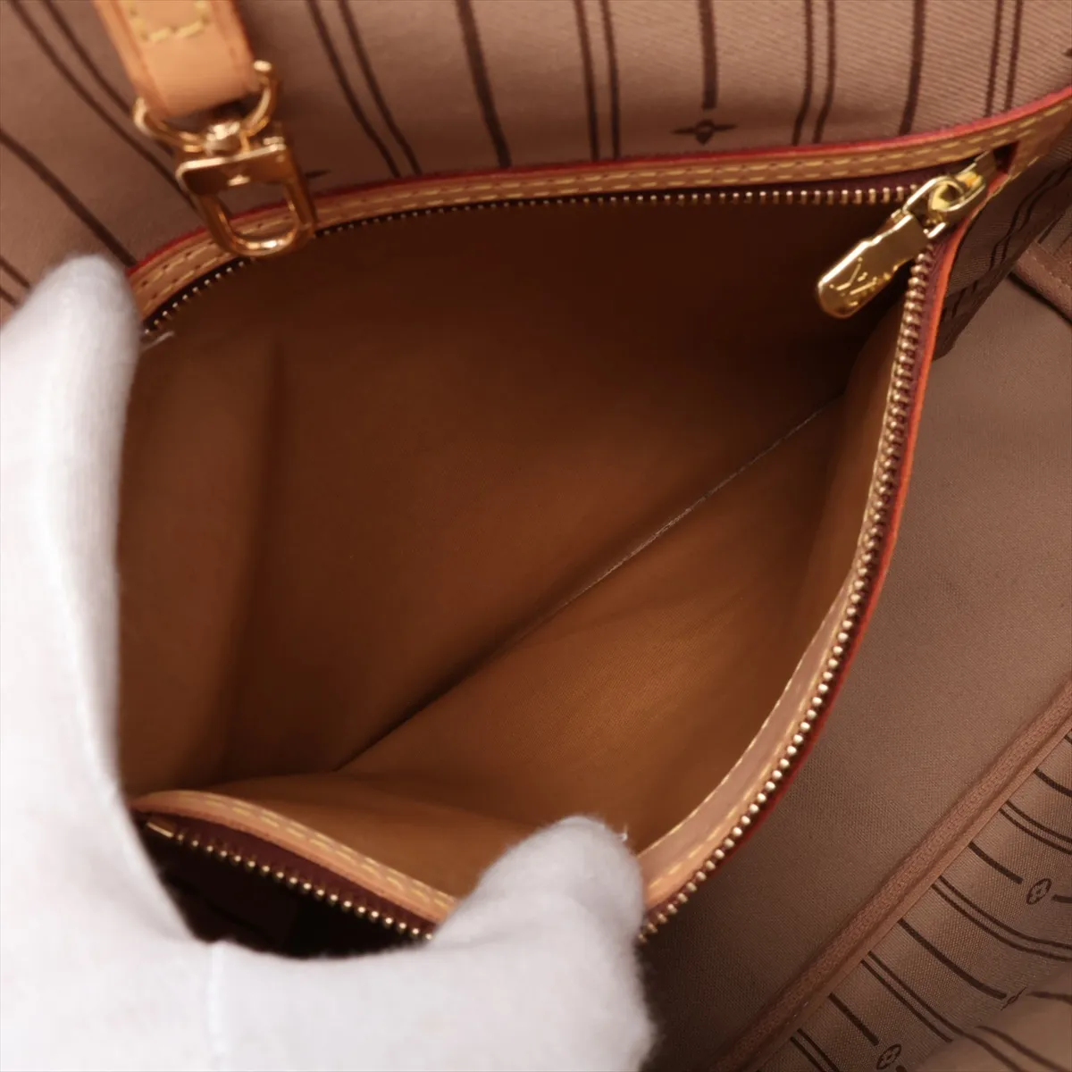 Monogram Neverfull MM M40156 VI1038 Brown — view 8