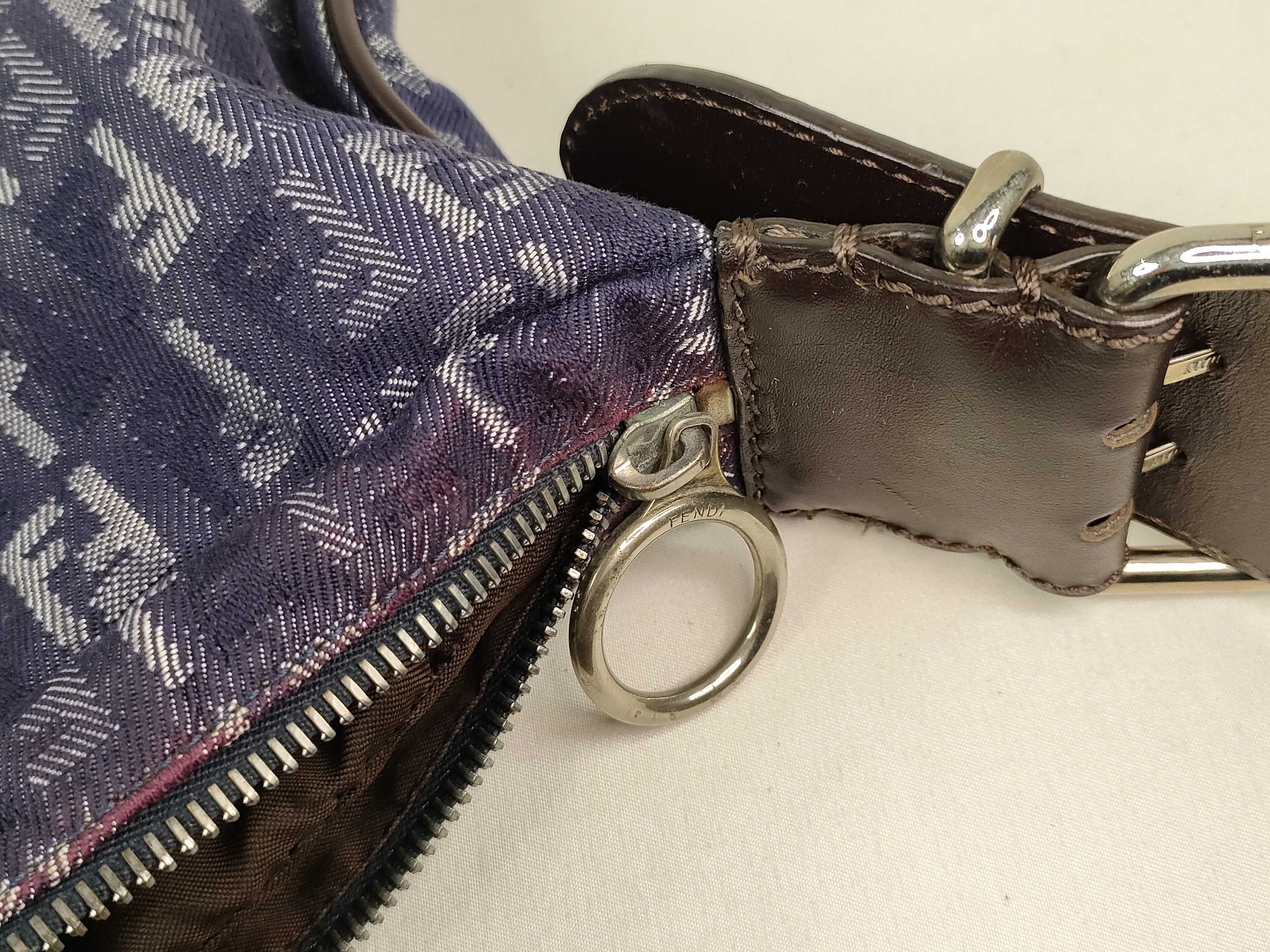 Zucchino One-Shoulder Bag, Blue Shoulder Bag — view 12