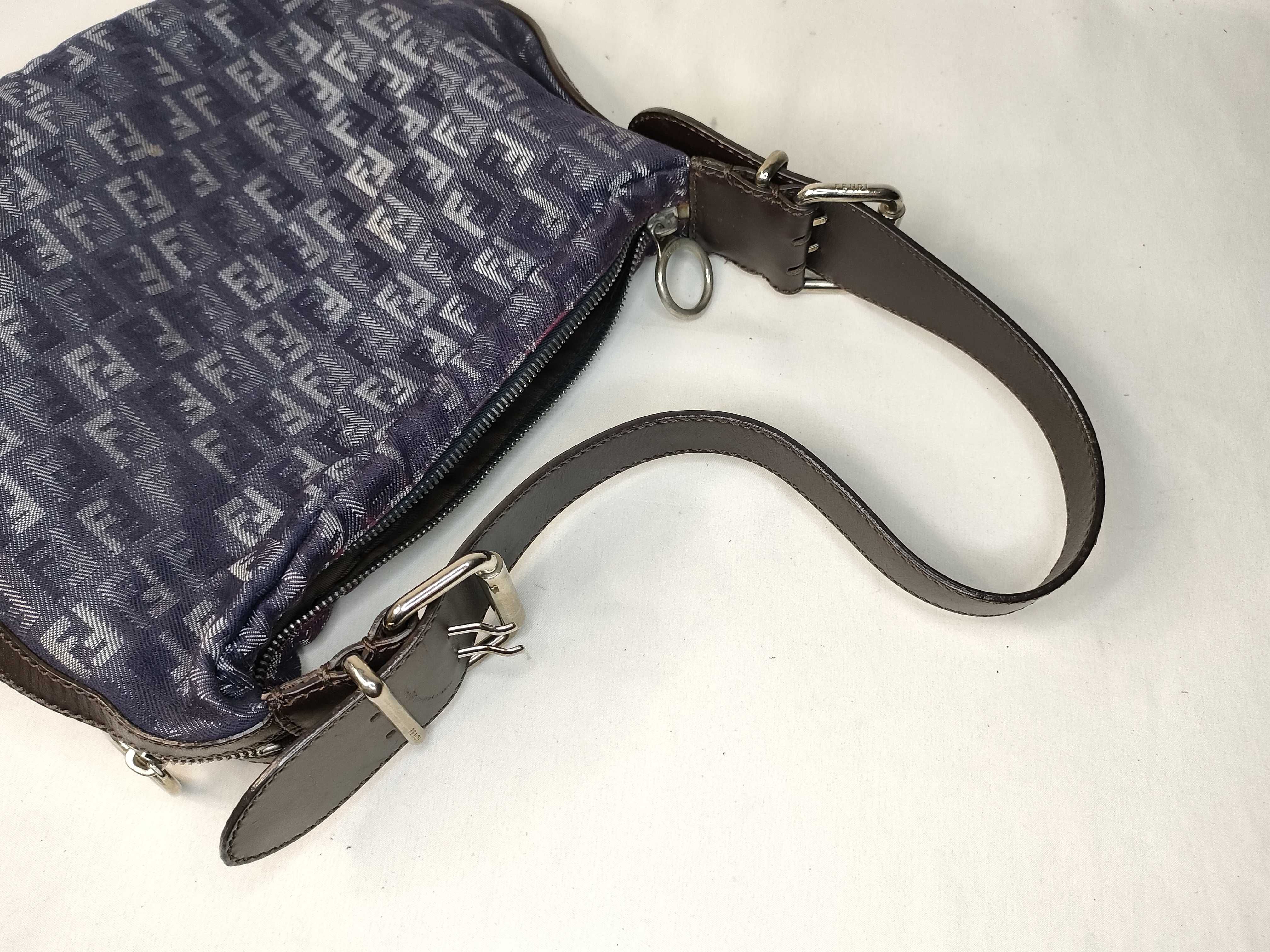 Zucchino One-Shoulder Bag, Blue Shoulder Bag — view 3