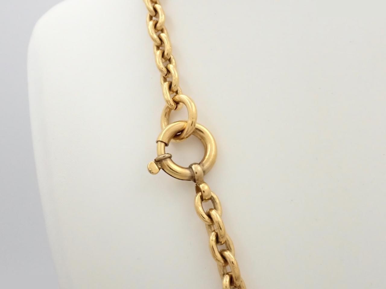 Vintage Classic (Precious Metal) Necklace with Coco Mark, Chain approx. 85cm — view 2