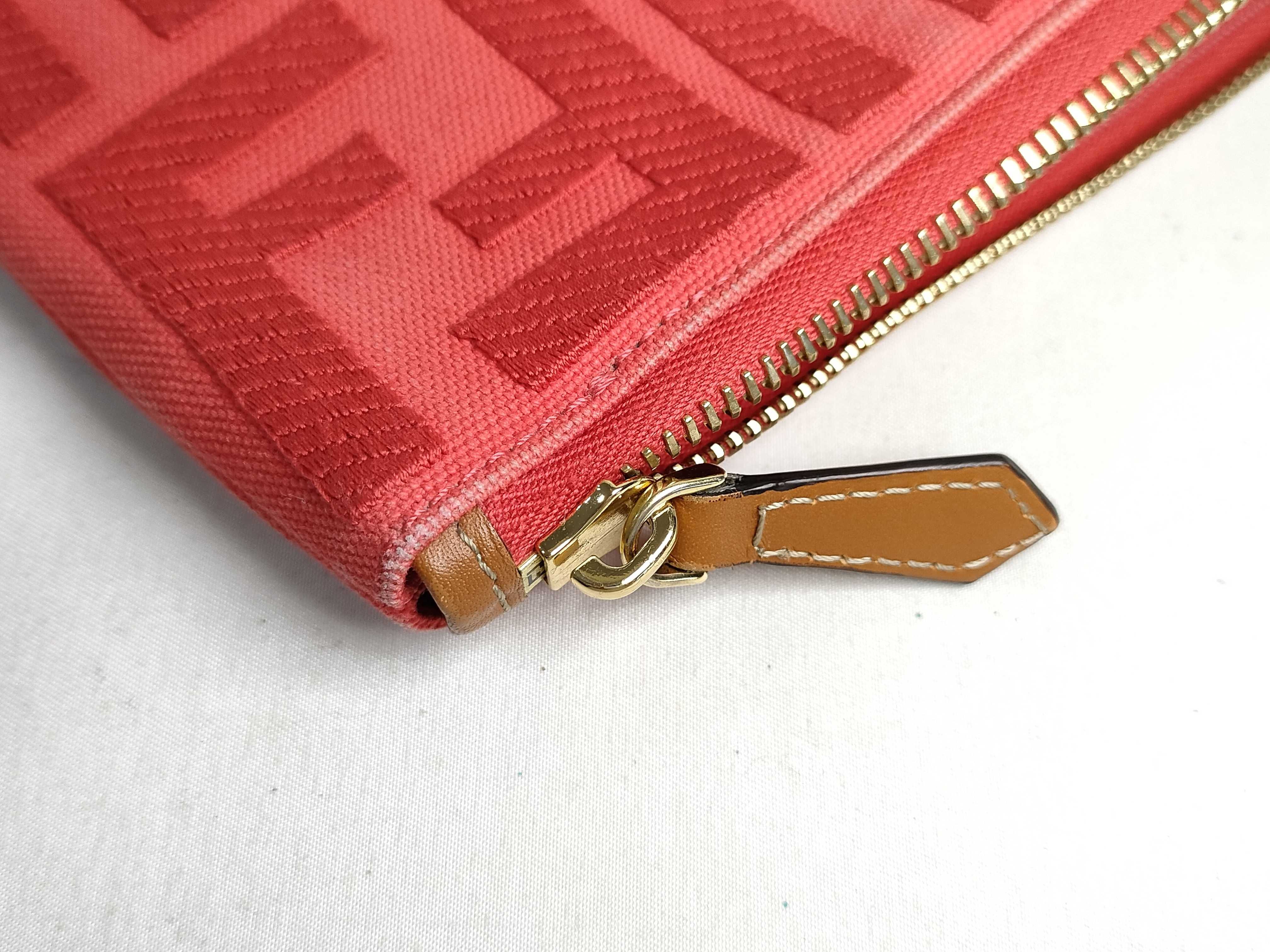 Zucca pattern Zucca canvas flat pouch 8N0148 pouch — view 9