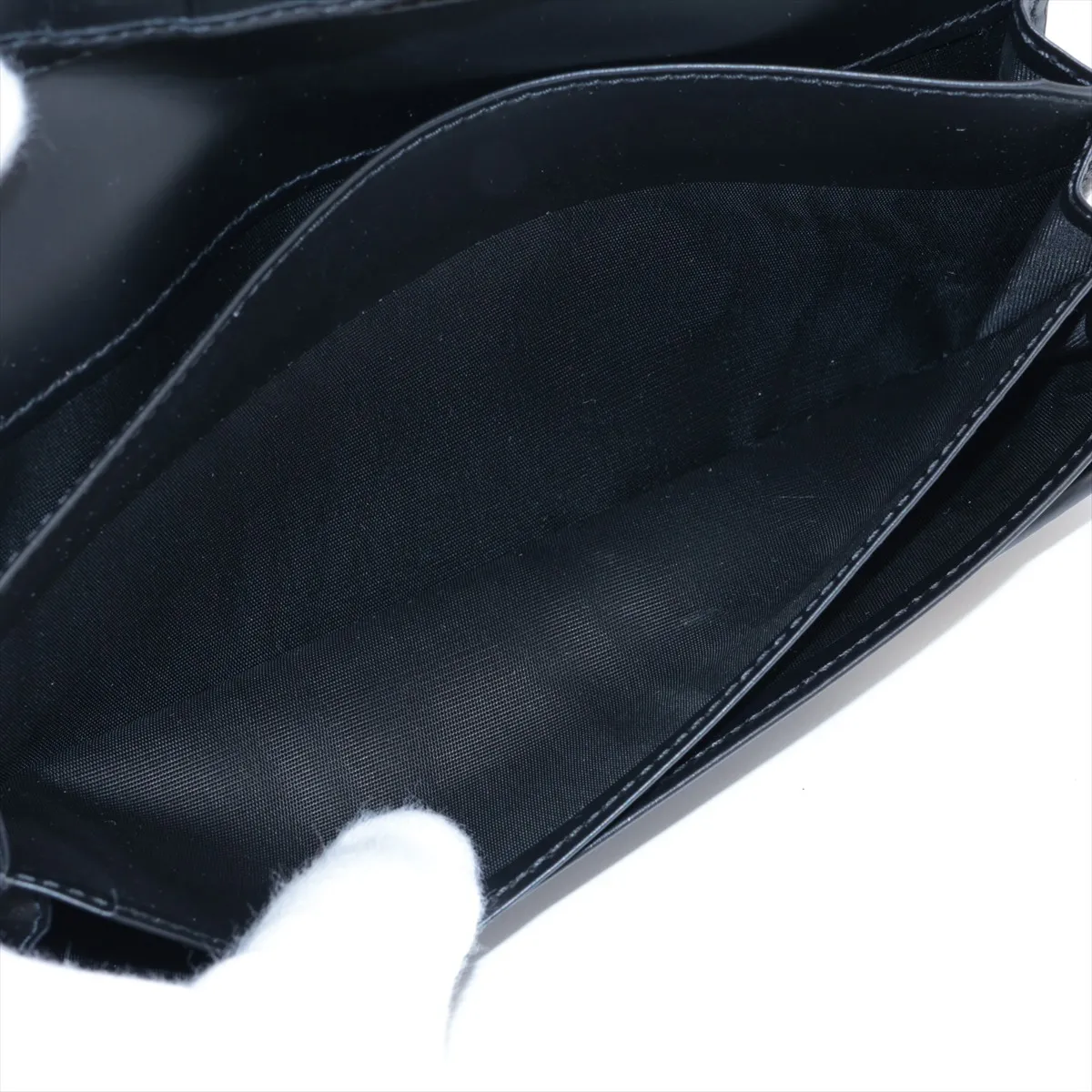 GG Supreme PVC x Leather Long Wallet, Brown x Black, 779878, with Ⓖ stamp. — view 5