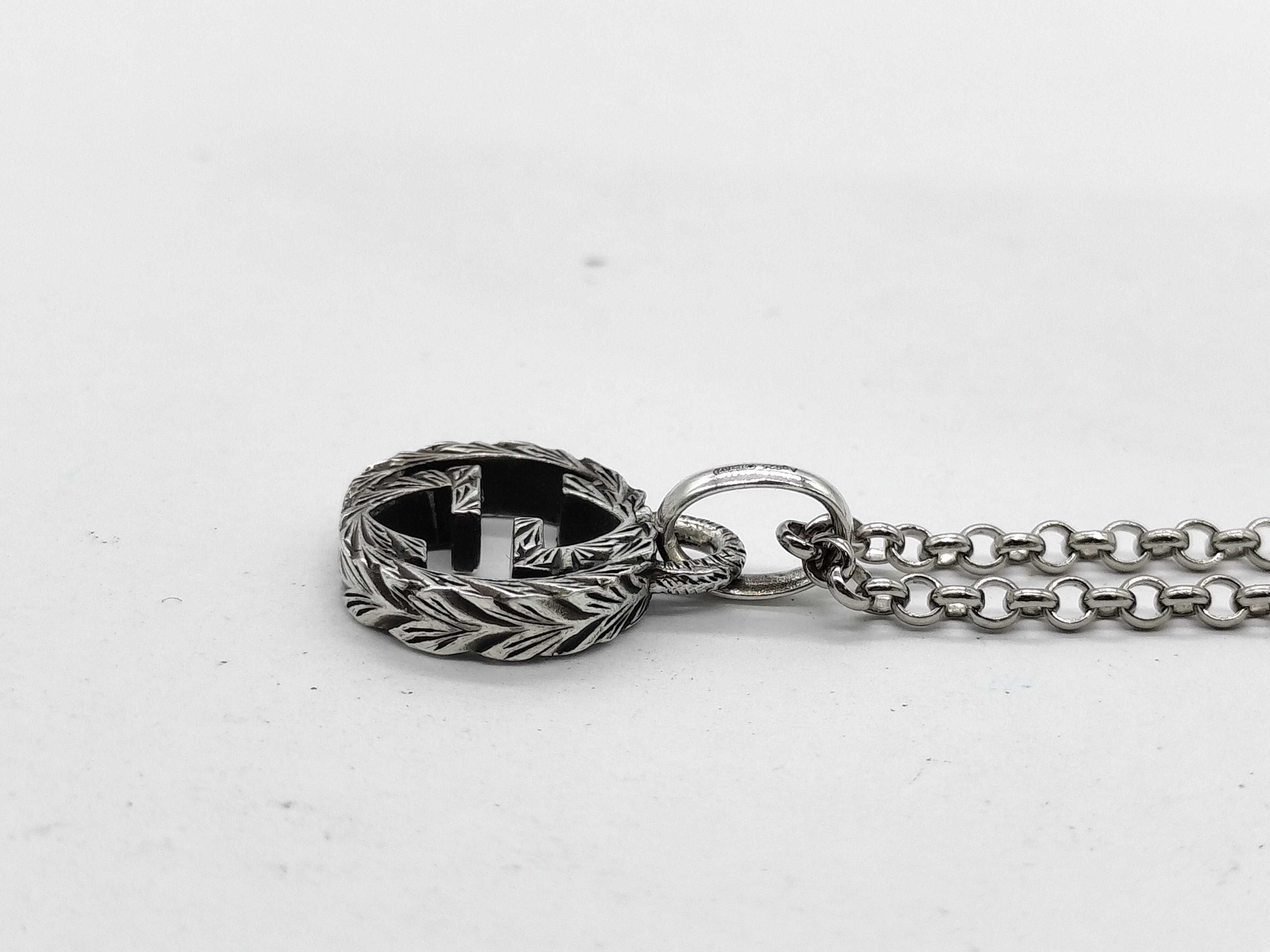 Interlocking Necklace, 925 Sterling Silver, 7.5g, Item Number 455535 — view 2
