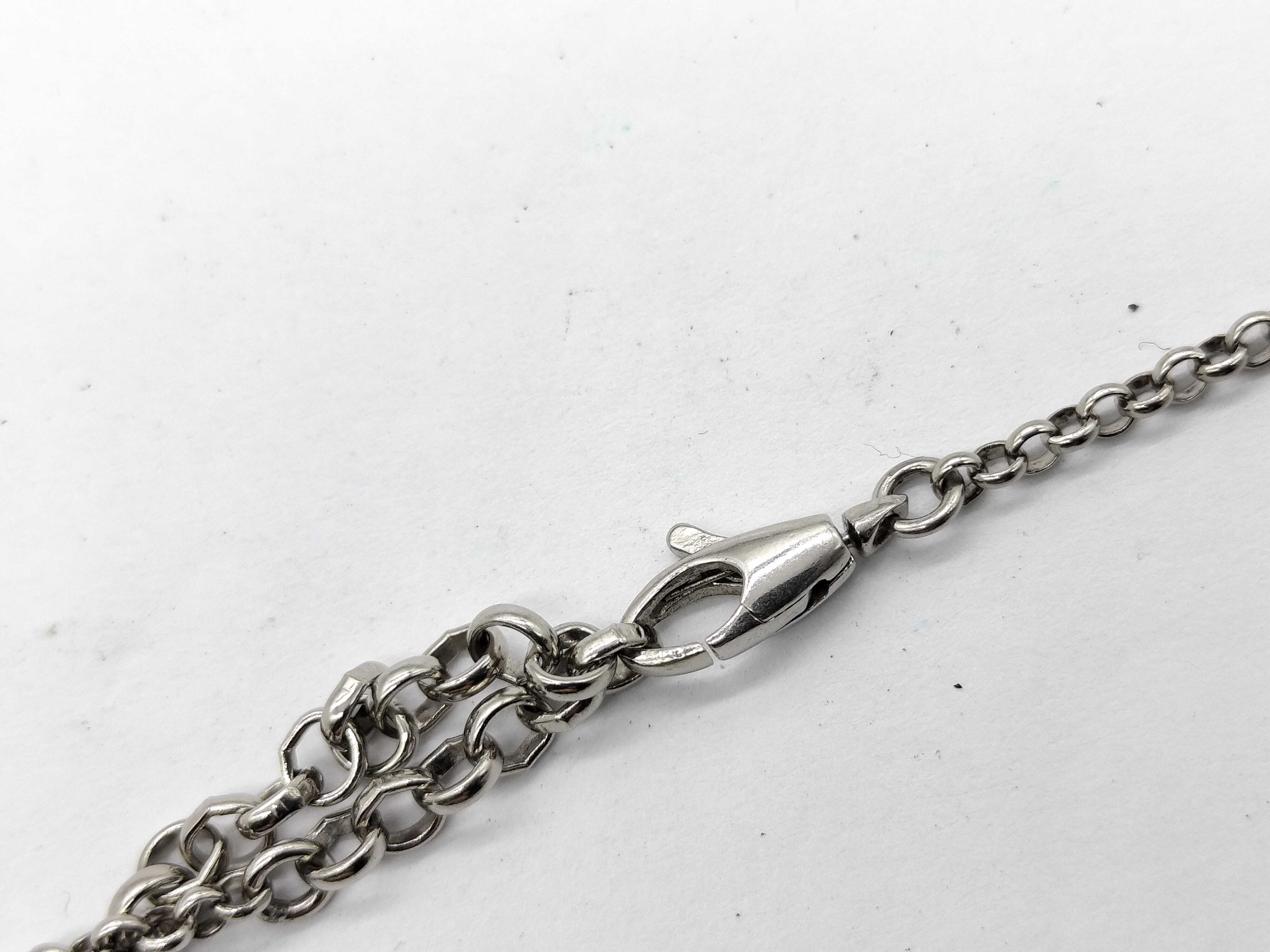 Interlocking Necklace, 925 Sterling Silver, 7.5g, Item Number 455535 — view 4
