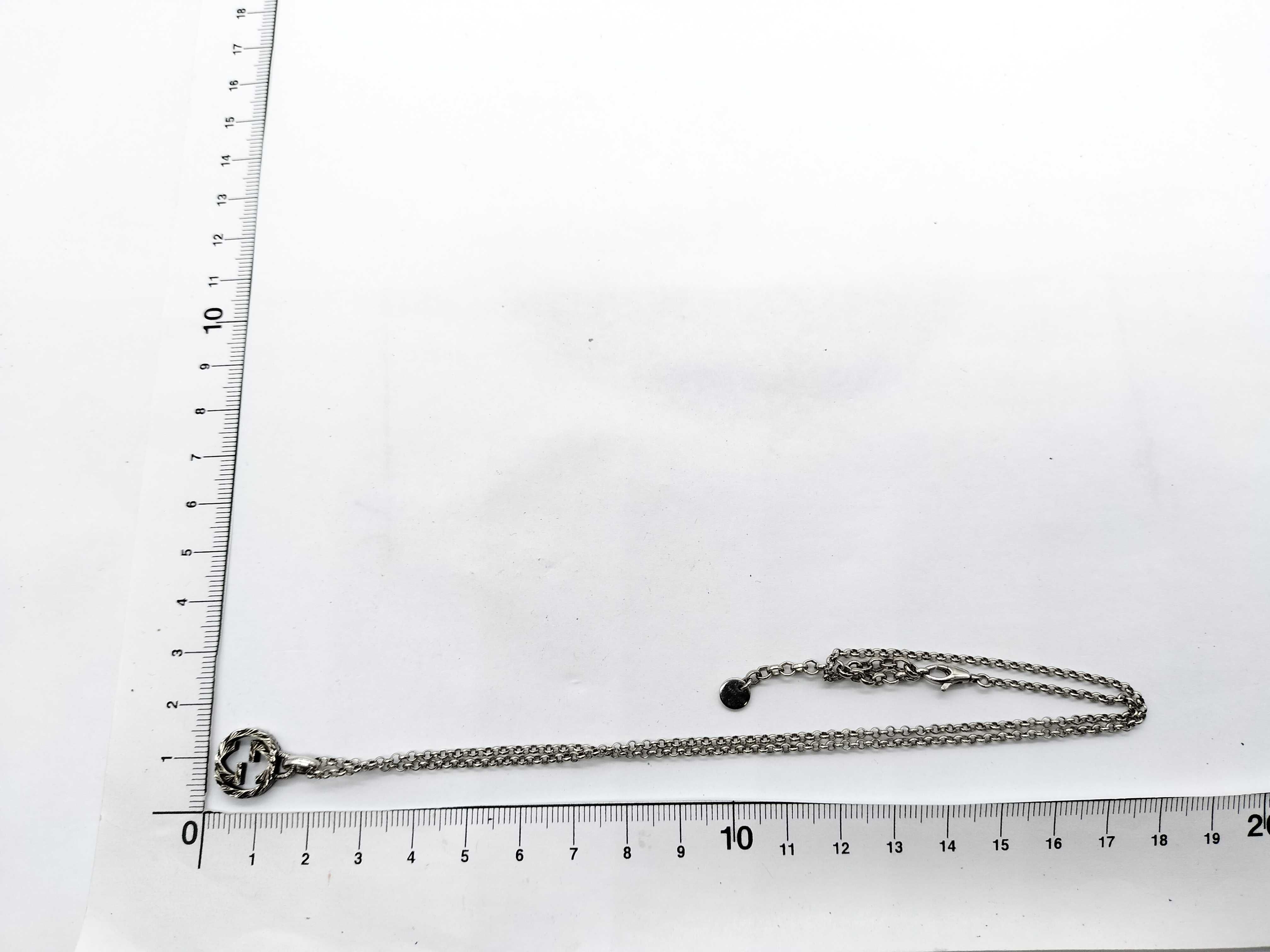 Interlocking Necklace, 925 Sterling Silver, 7.5g, Item Number 455535 — view 6
