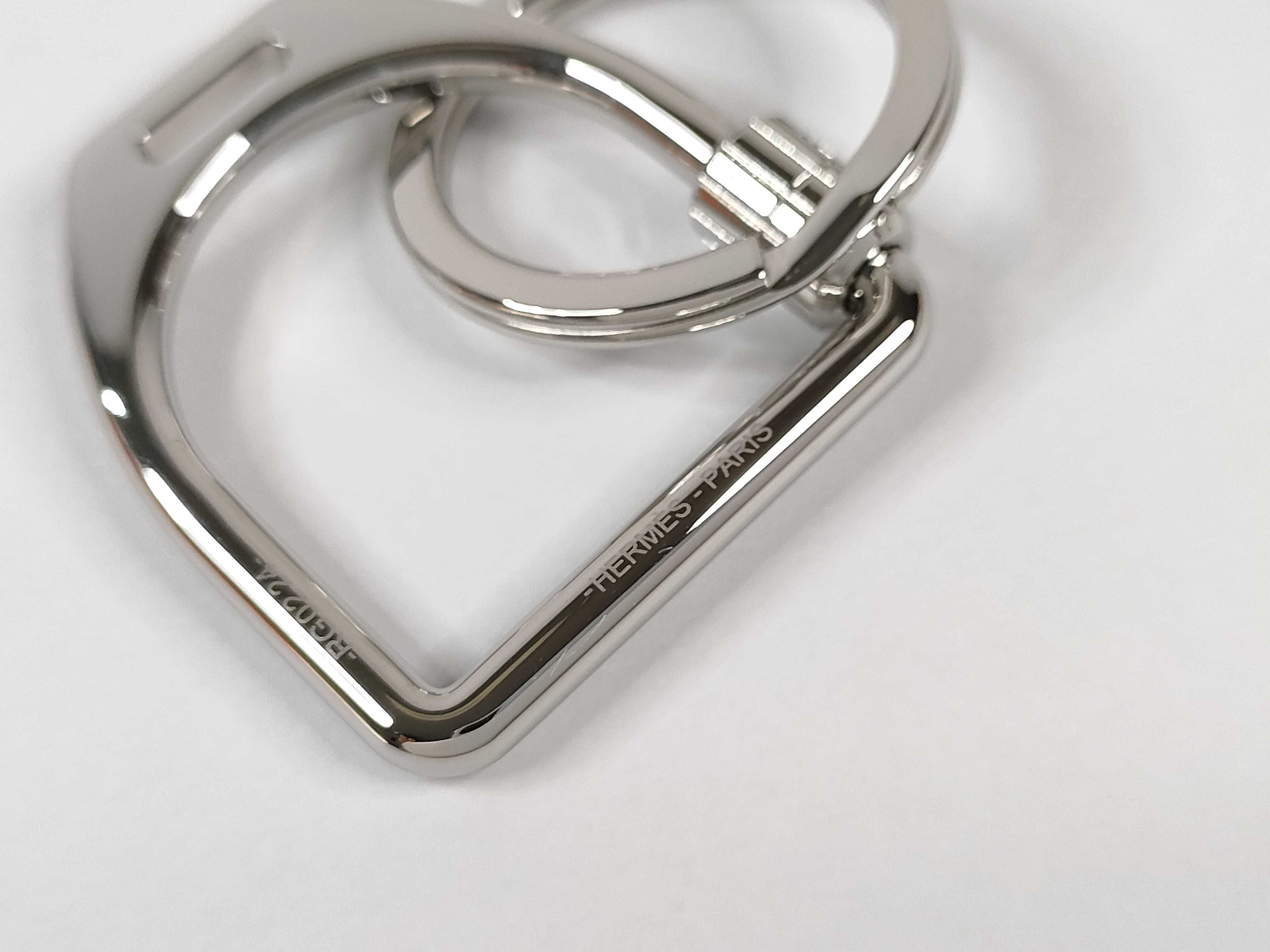 Etrier Keyring, Silver Hardware, Unused, Key Case/Keychain — view 4