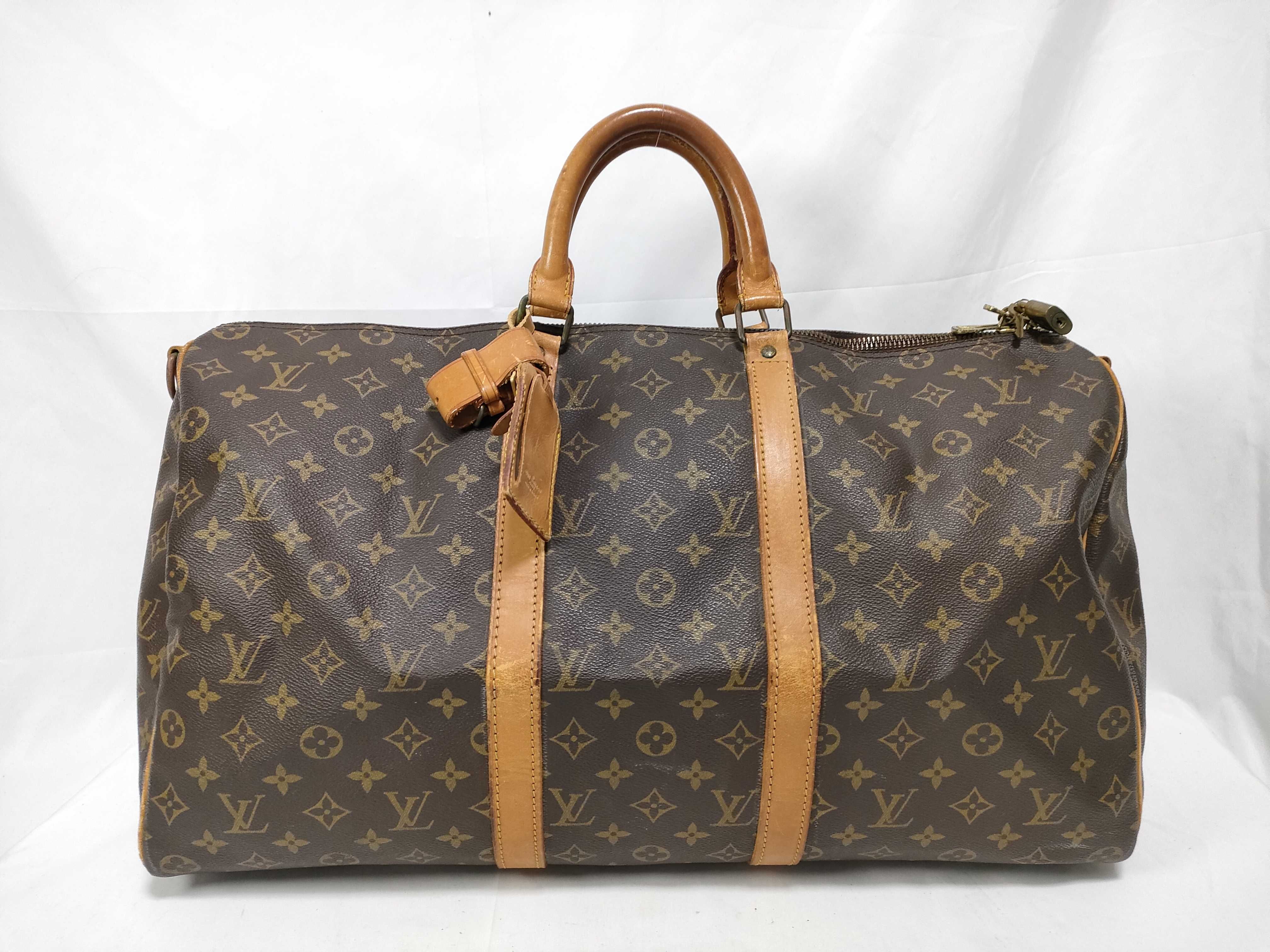 Monogram M41416 Monogram Keepall Bandoulière 50 SD851 Boston Bag