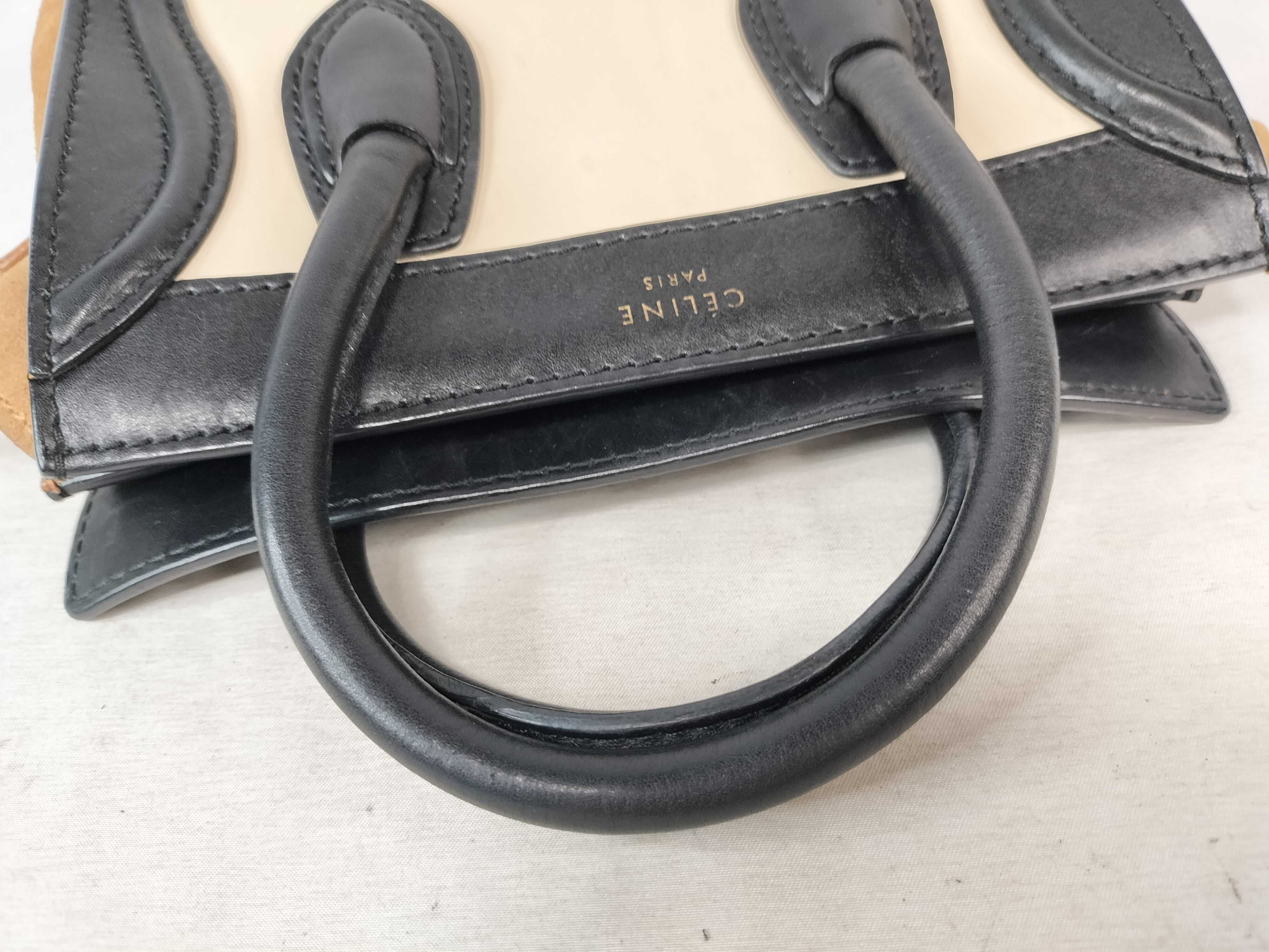 Luggage Nano Tricolor Handbag Shoulder Bag — view 3