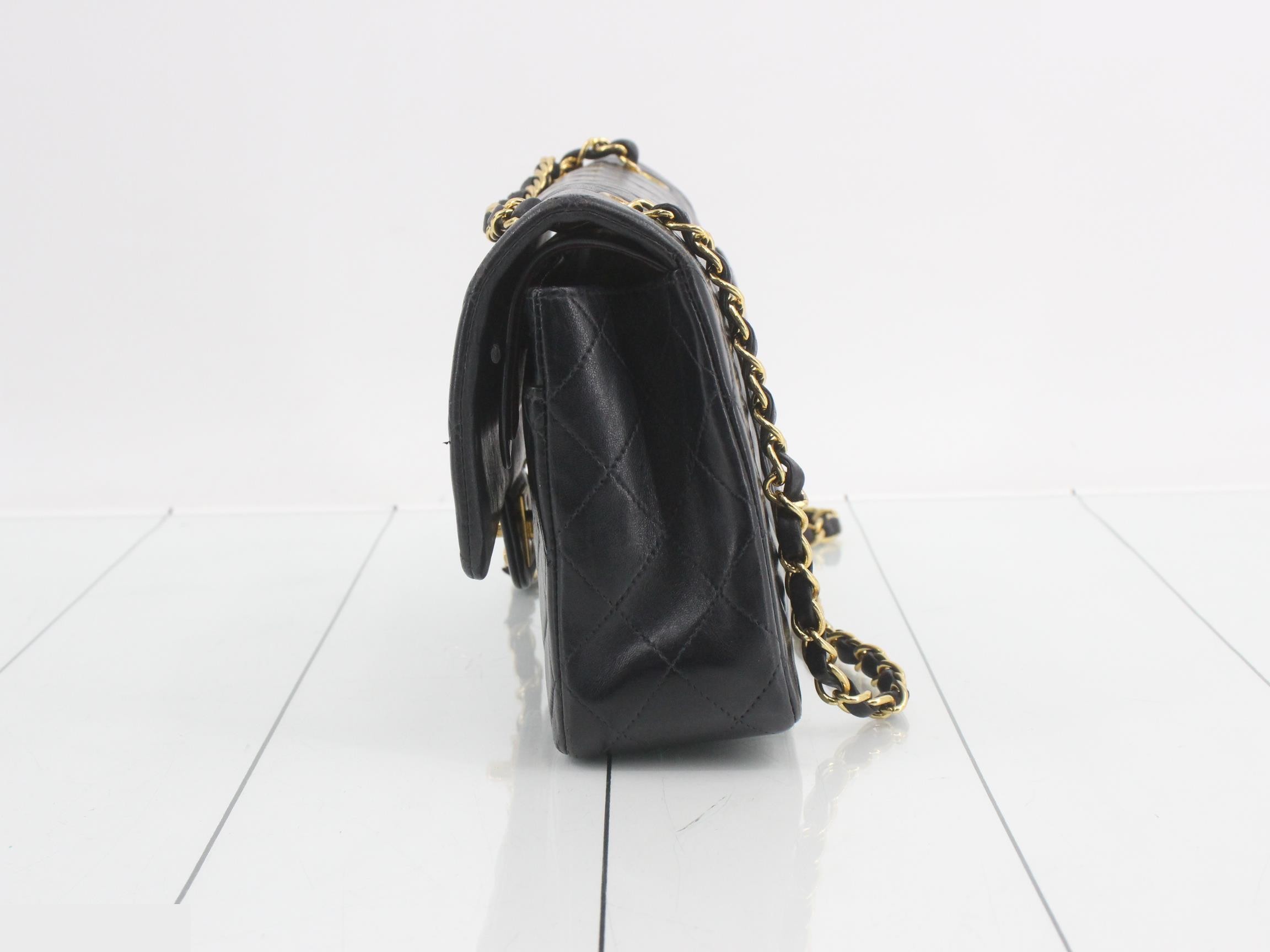 Matelassé 25 Double Flap Lambskin Chain Shoulder Bag, Series 5 — view 3