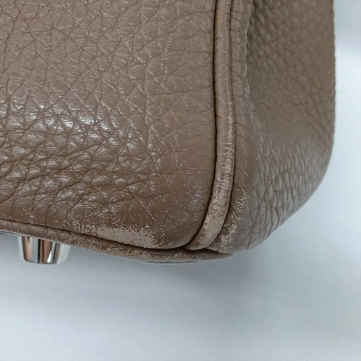 [Individually packaged] Hermes Birkin 30 Letournée Togo Etoupe Silver Hardware (Stamp unclear) — view 15