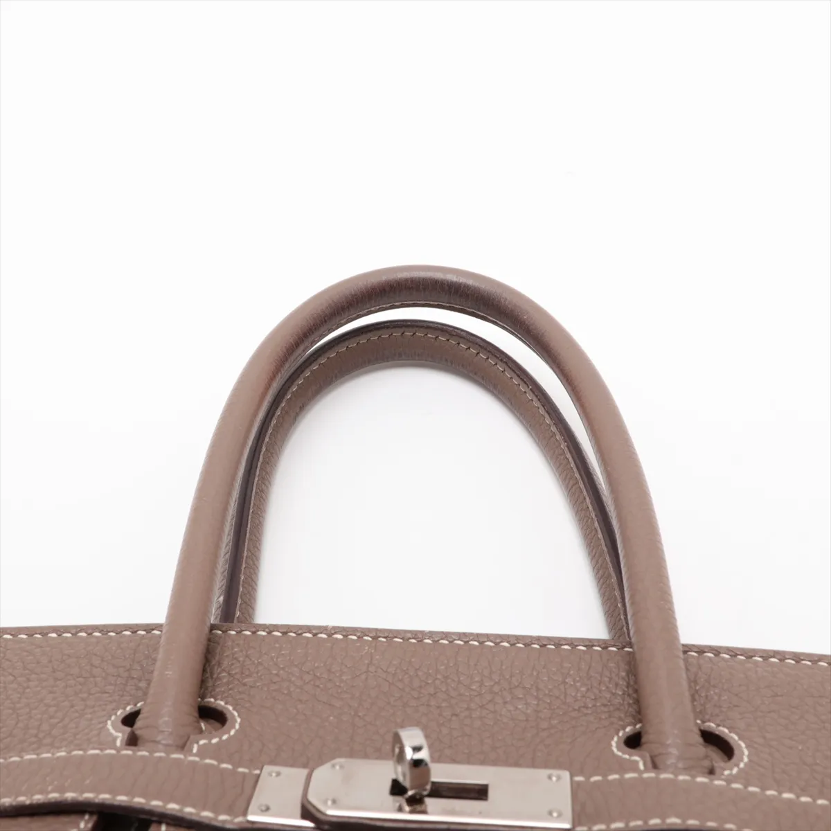 [Individually packaged] Hermes Birkin 30 Letournée Togo Etoupe Silver Hardware (Stamp unclear) — view 6