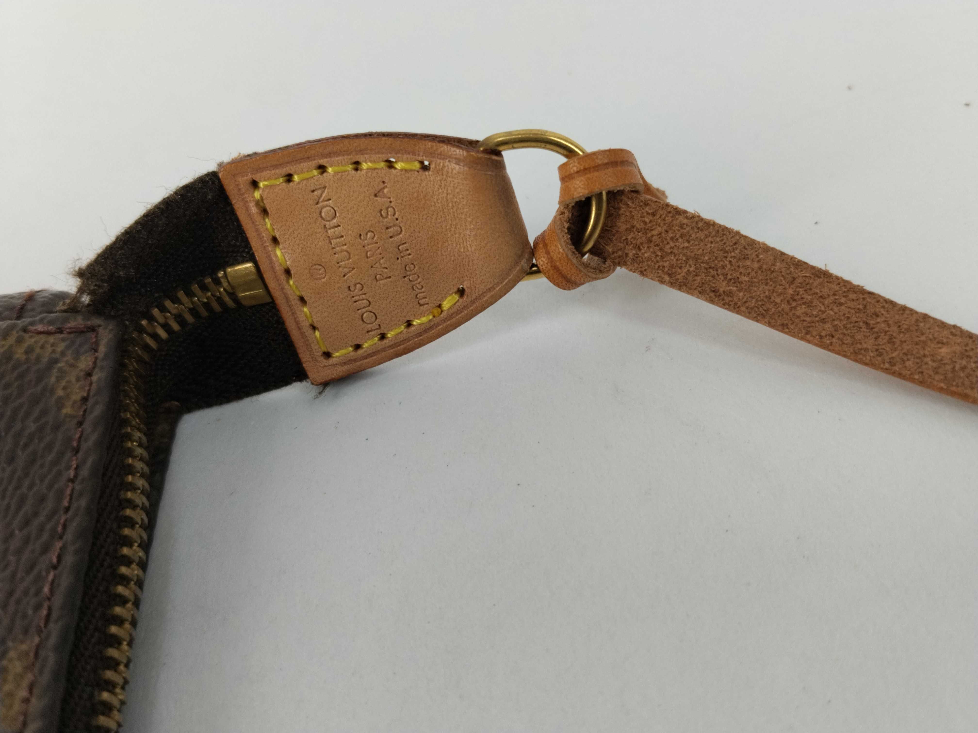 Monogram Vuitton M51980 Pochette Accessoires Pouch Monogram Canvas Brown Pouch — view 6