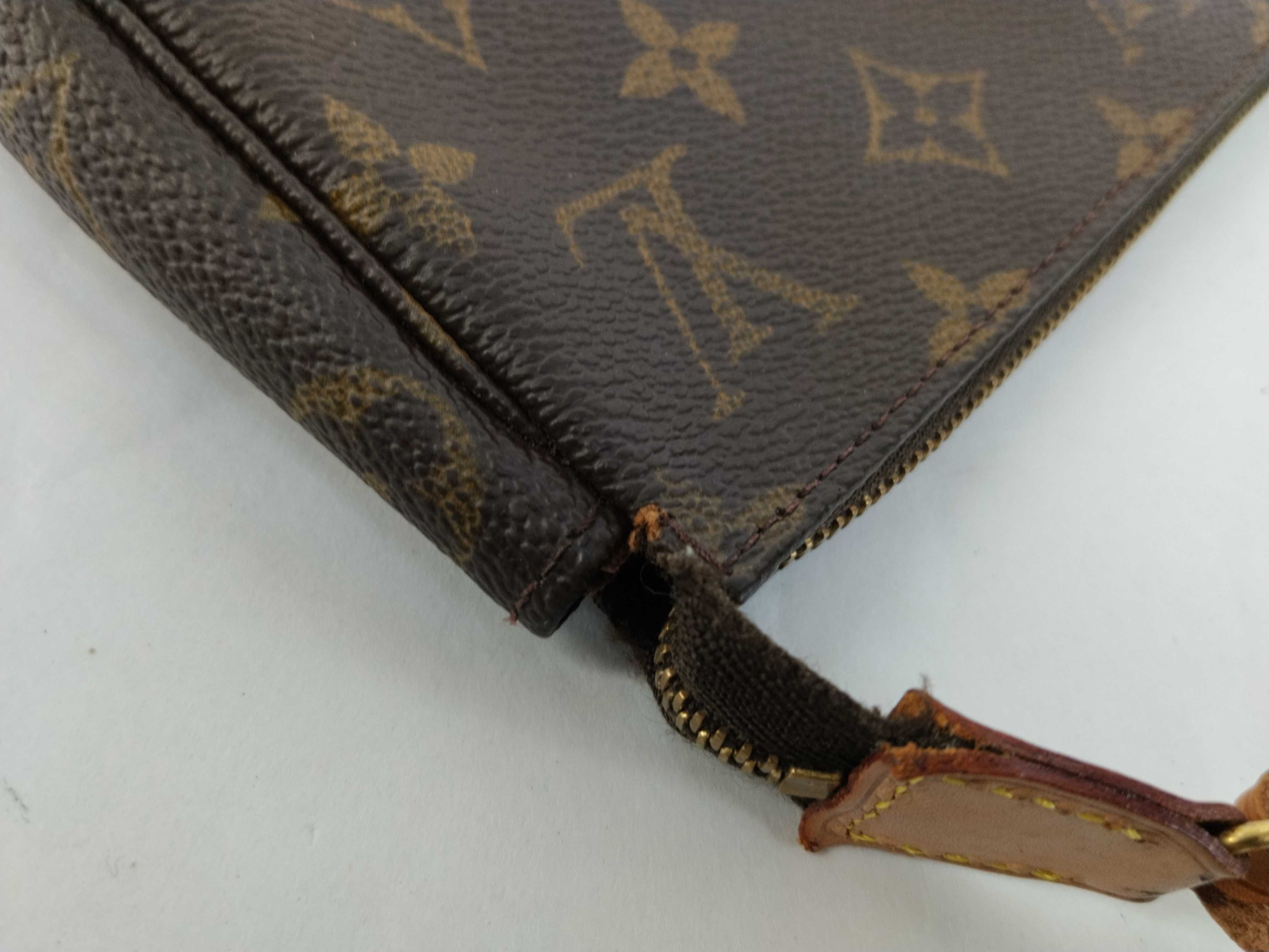 Monogram Vuitton M51980 Pochette Accessoires Pouch Monogram Canvas Brown Pouch — view 10