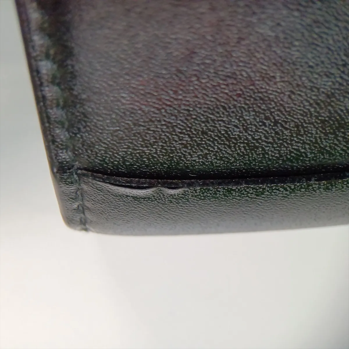 Maxi Intrecciato Leather Compact Wallet, Black — view 9