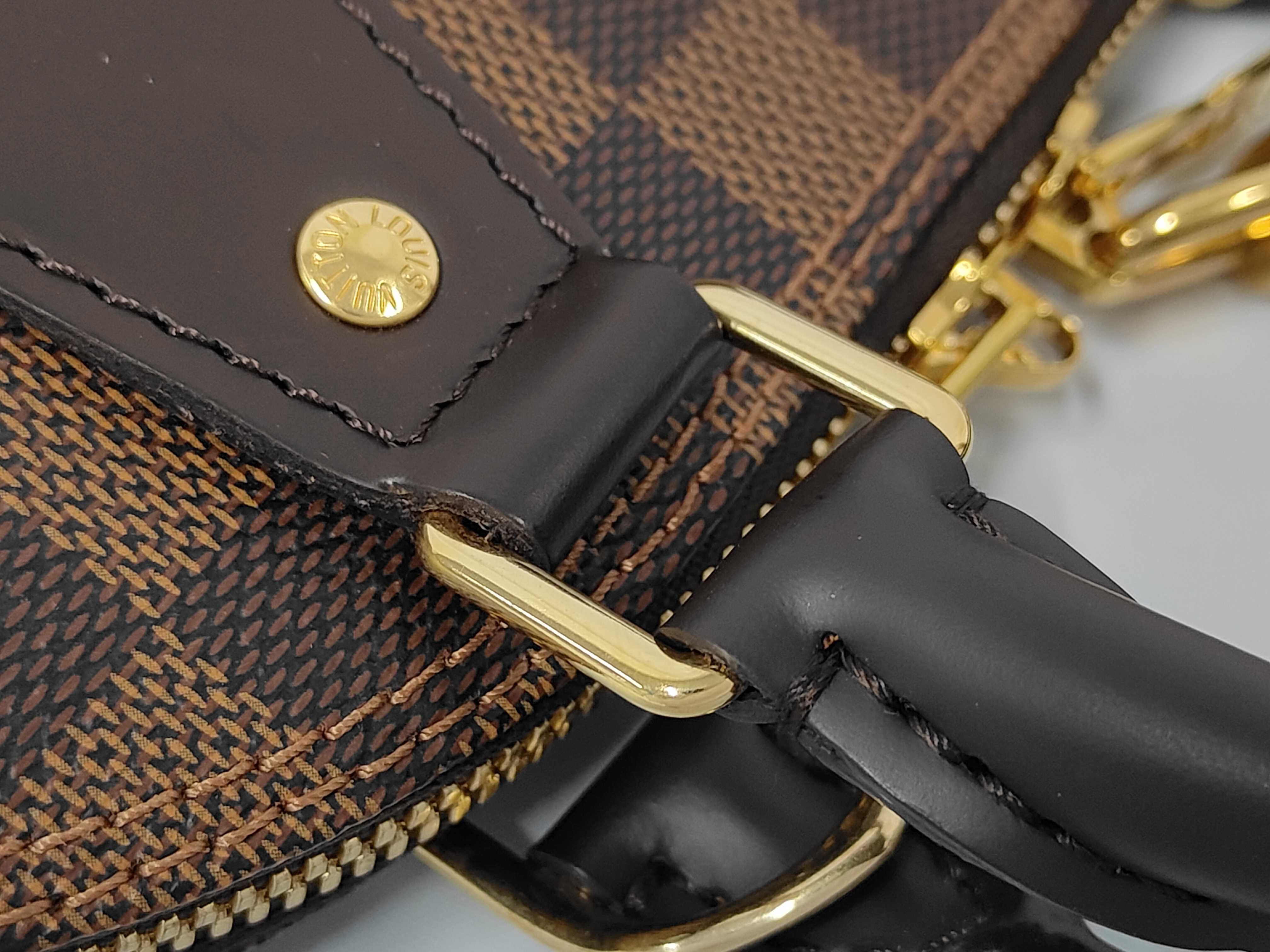 N41221 Damier Alma BB Handbag (RFID detected, includes shoulder strap, clochette, padlock, and 2 keys) — view 5