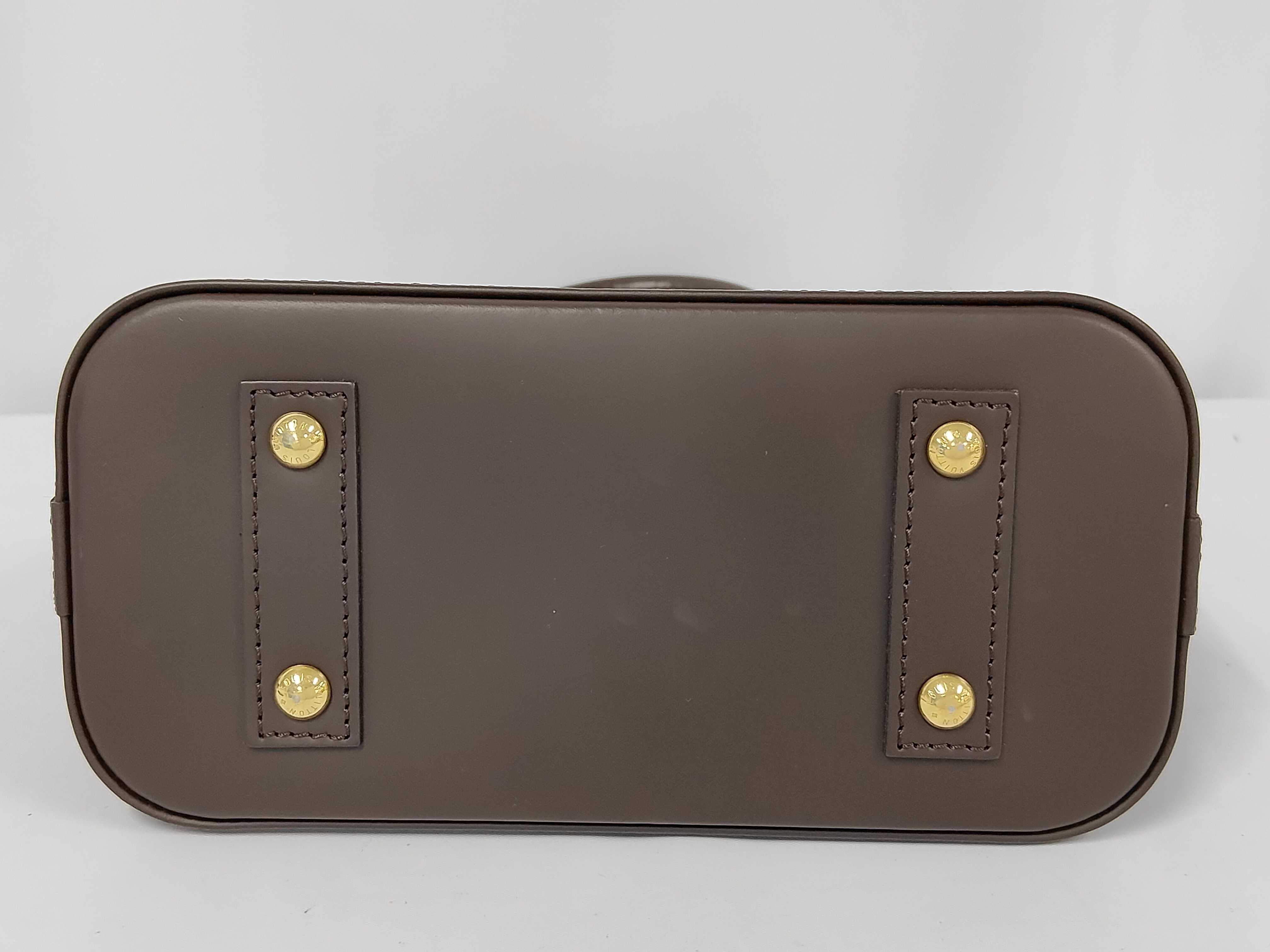 N41221 Damier Alma BB Handbag (RFID detected, includes shoulder strap, clochette, padlock, and 2 keys) — view 7